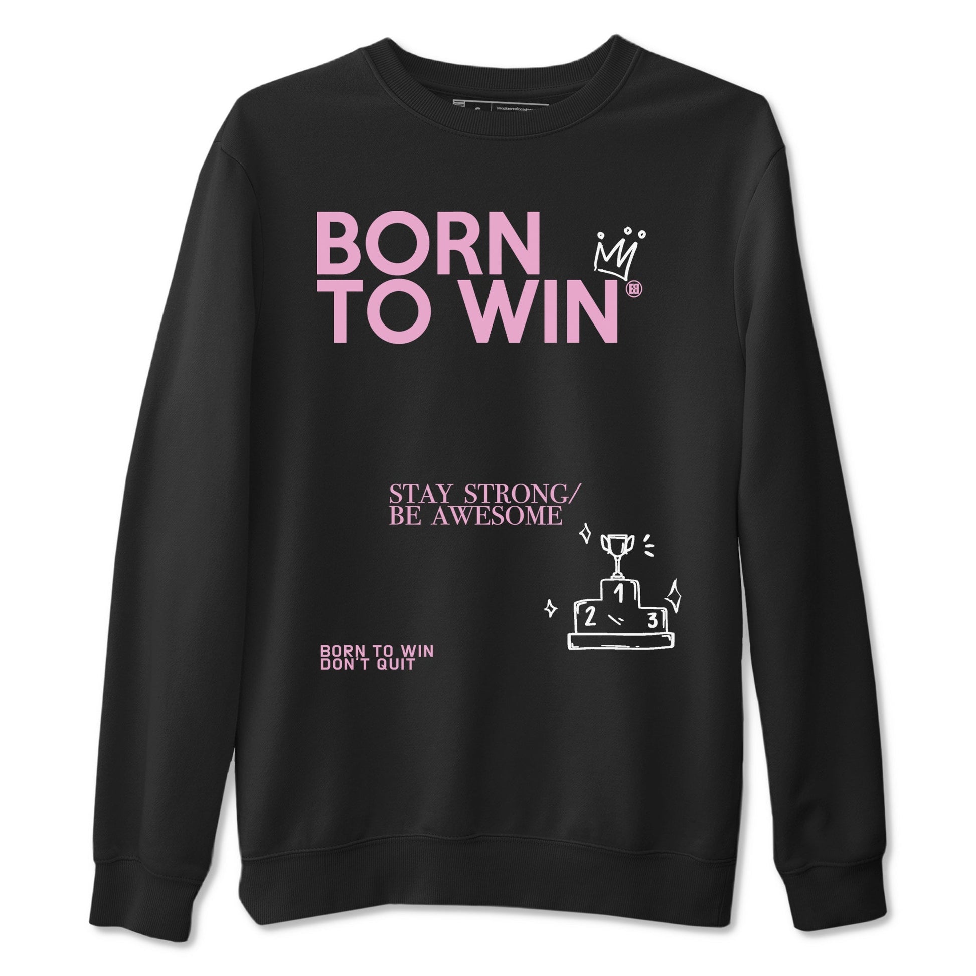 Born To Win Sneaker Tees - Air Jordan 4 Orchid