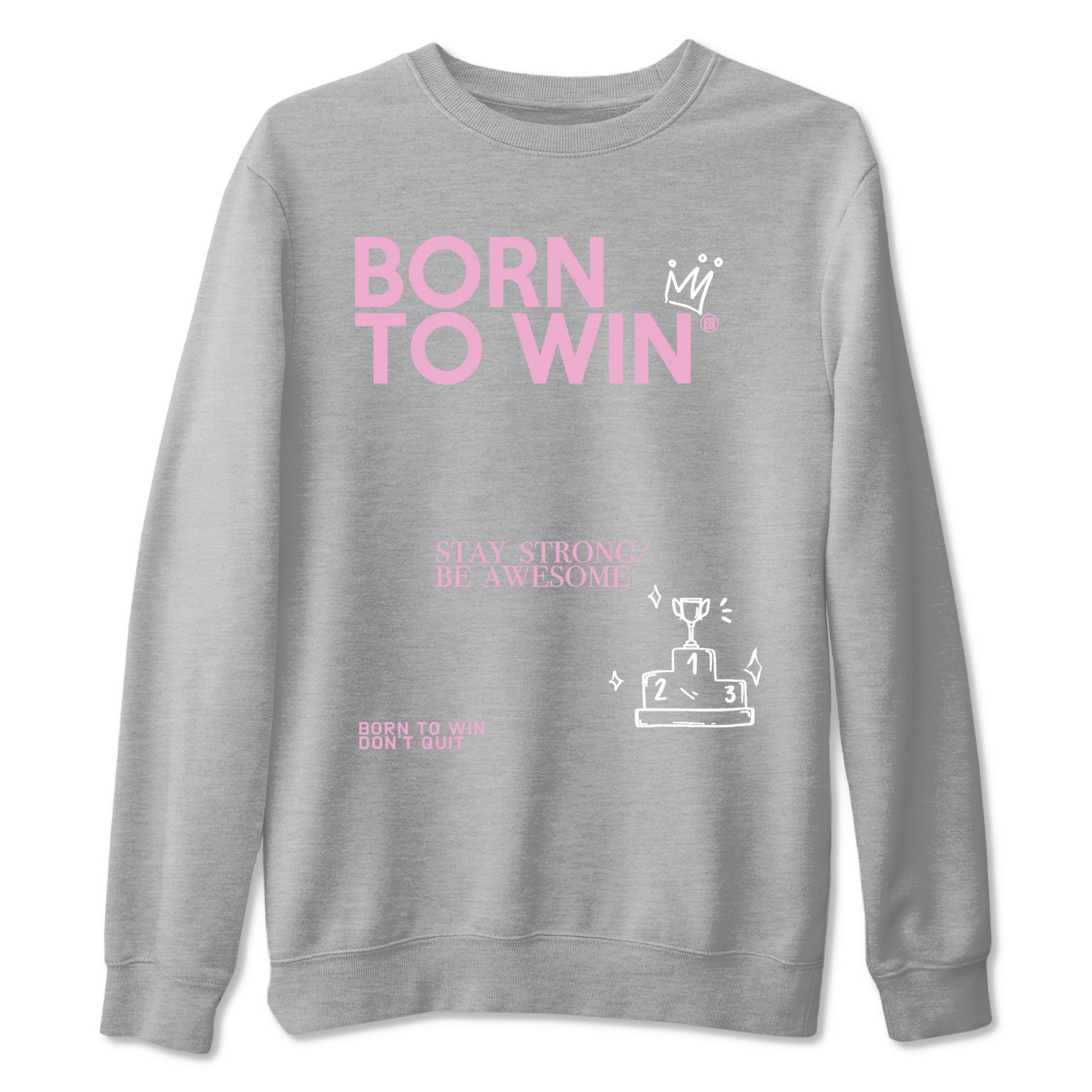 Born To Win Sneaker Tees - Air Jordan 4 Orchid