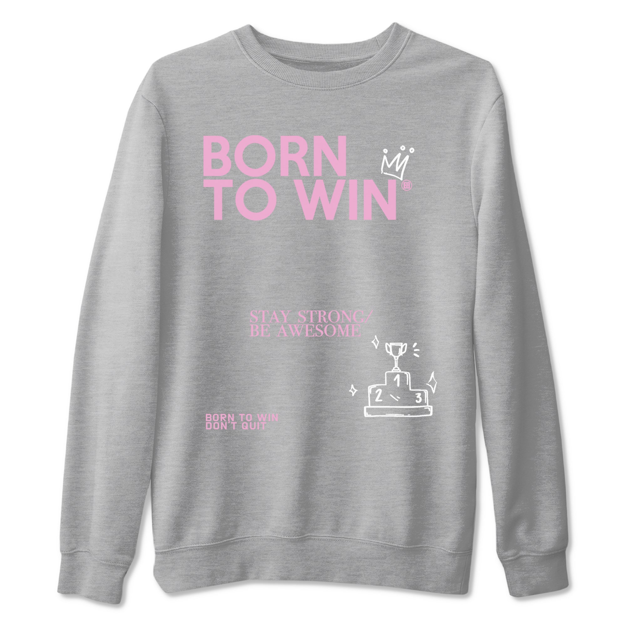 Born To Win Sneaker Tees - Air Jordan 4 Orchid