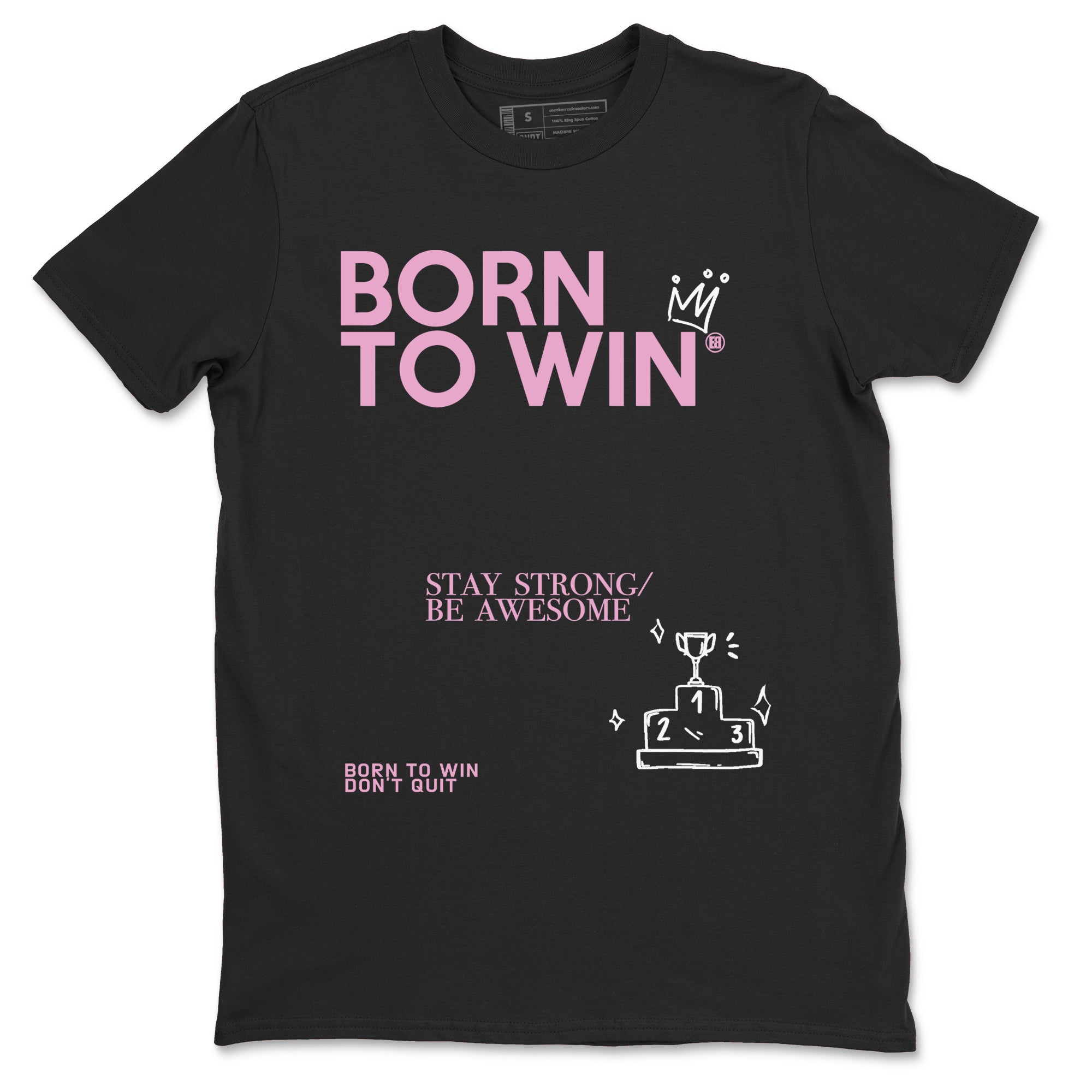 Born To Win Sneaker Tees - Air Jordan 4 Orchid