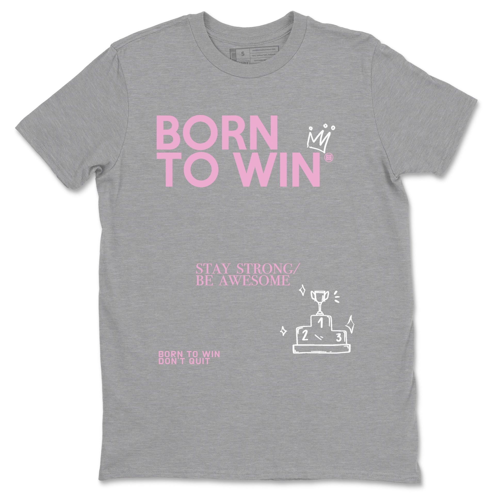 Born To Win Sneaker Tees - Air Jordan 4 Orchid