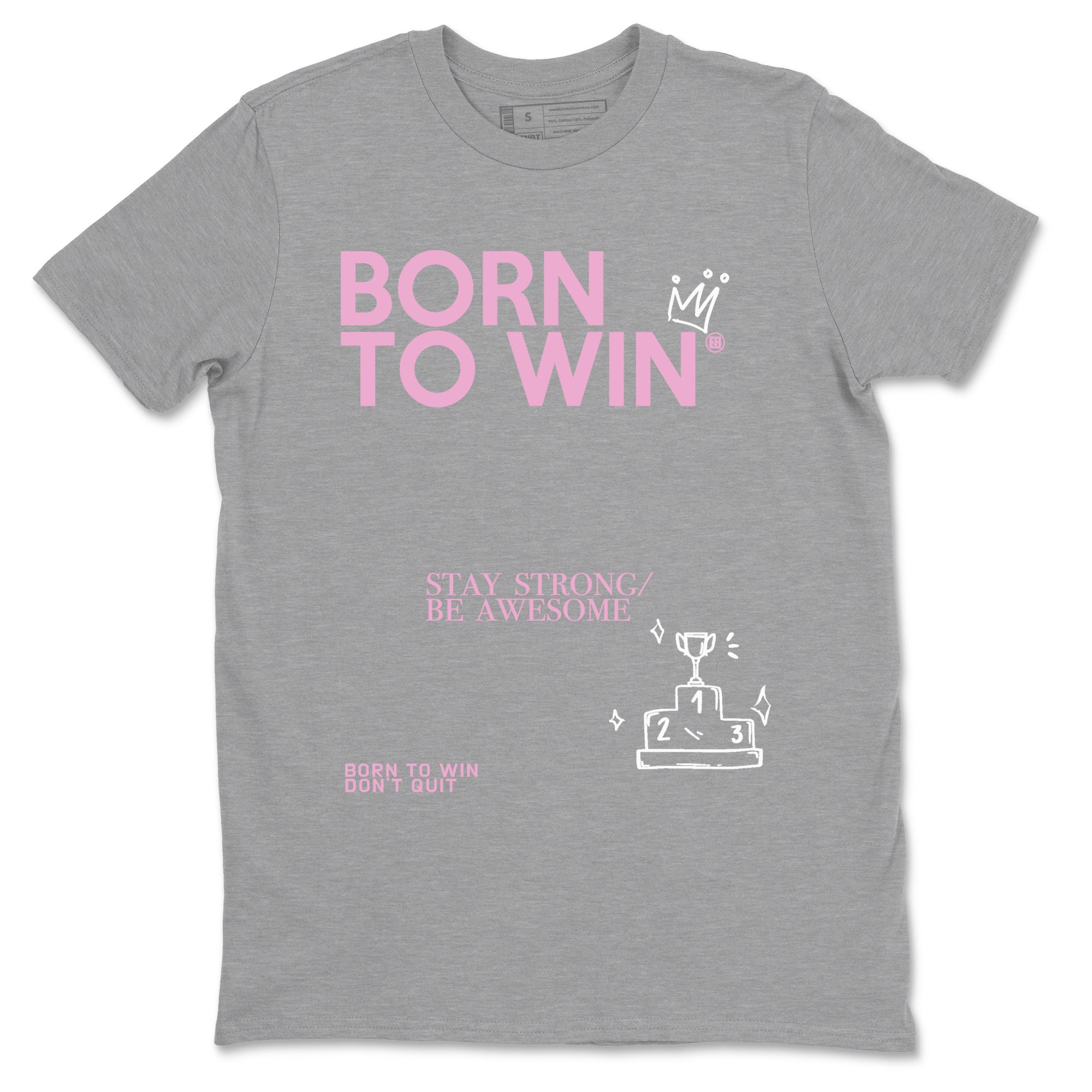 Born To Win Sneaker Tees - Air Jordan 4 Orchid