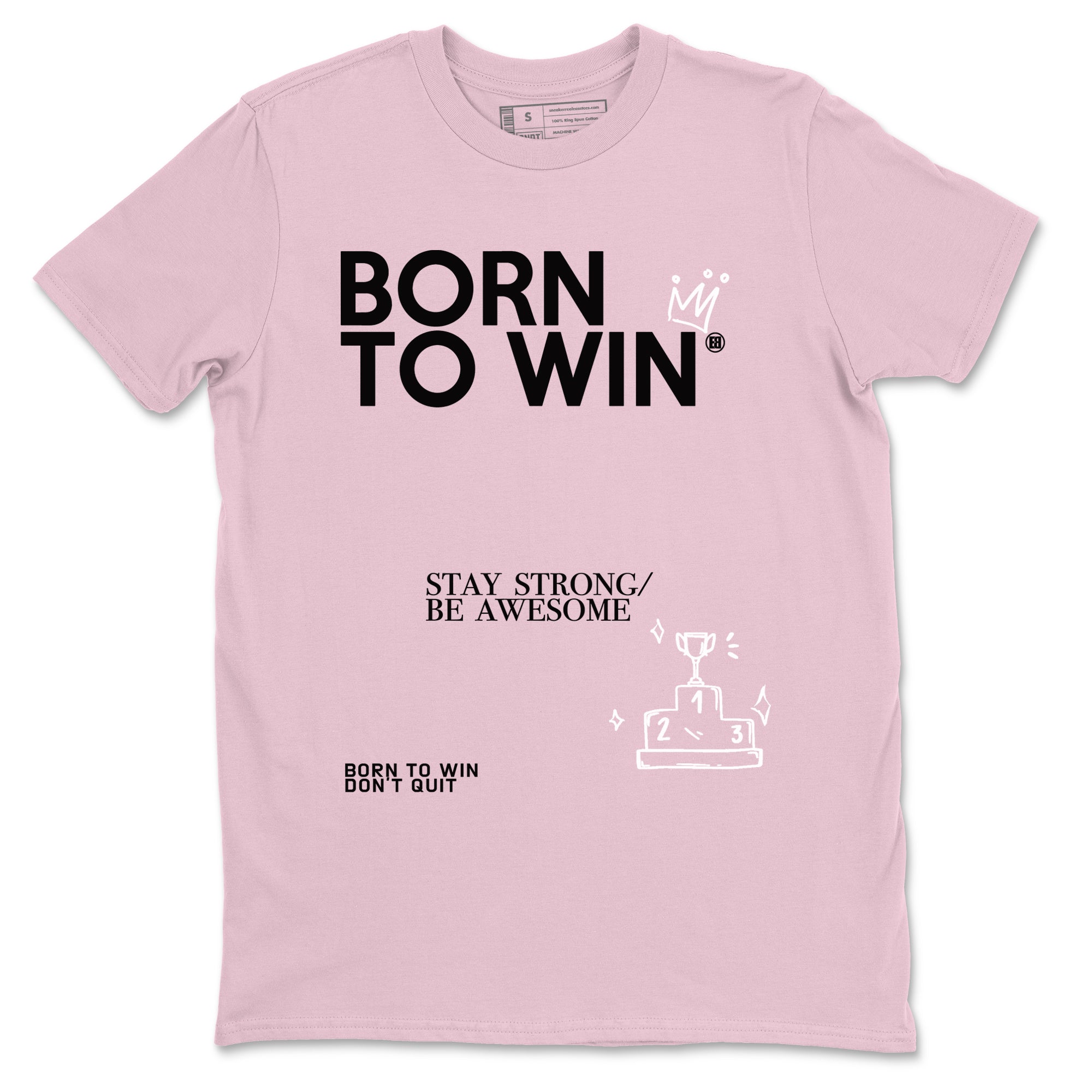 Born To Win Sneaker Tees - Air Jordan 4 Orchid