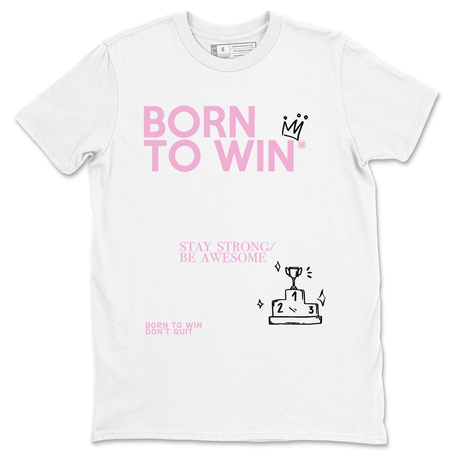 Born To Win Sneaker Tees - Air Jordan 4 Orchid