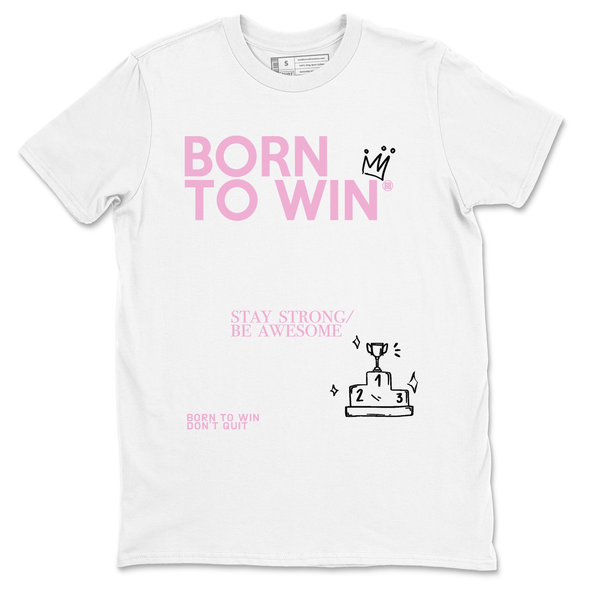 Born To Win Sneaker Tees - Air Jordan 4 Orchid