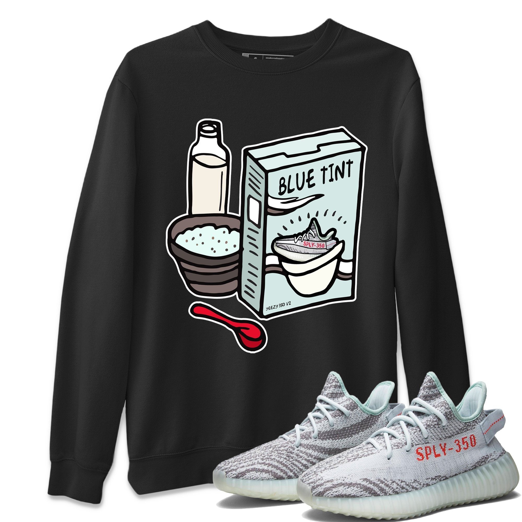 Breakfast Cereal Unisex Tops - Yeezy 350 Blue Tint