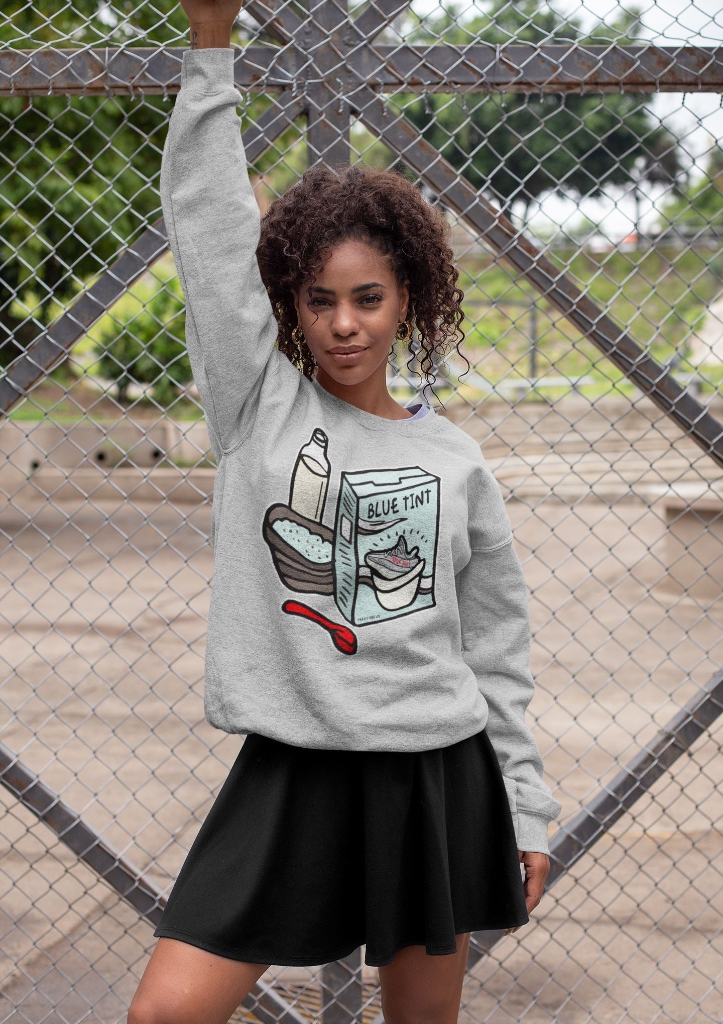 Breakfast Cereal Unisex Tops - Yeezy 350 Blue Tint
