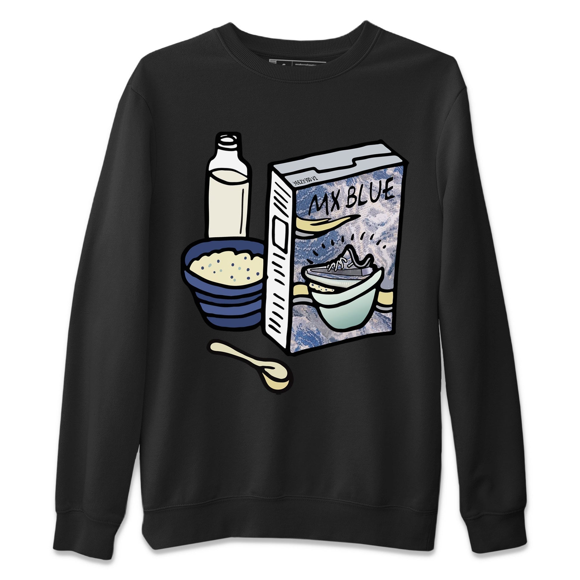 Breakfast Cereal Unisex Tops - Yeezy 350 MX Blue