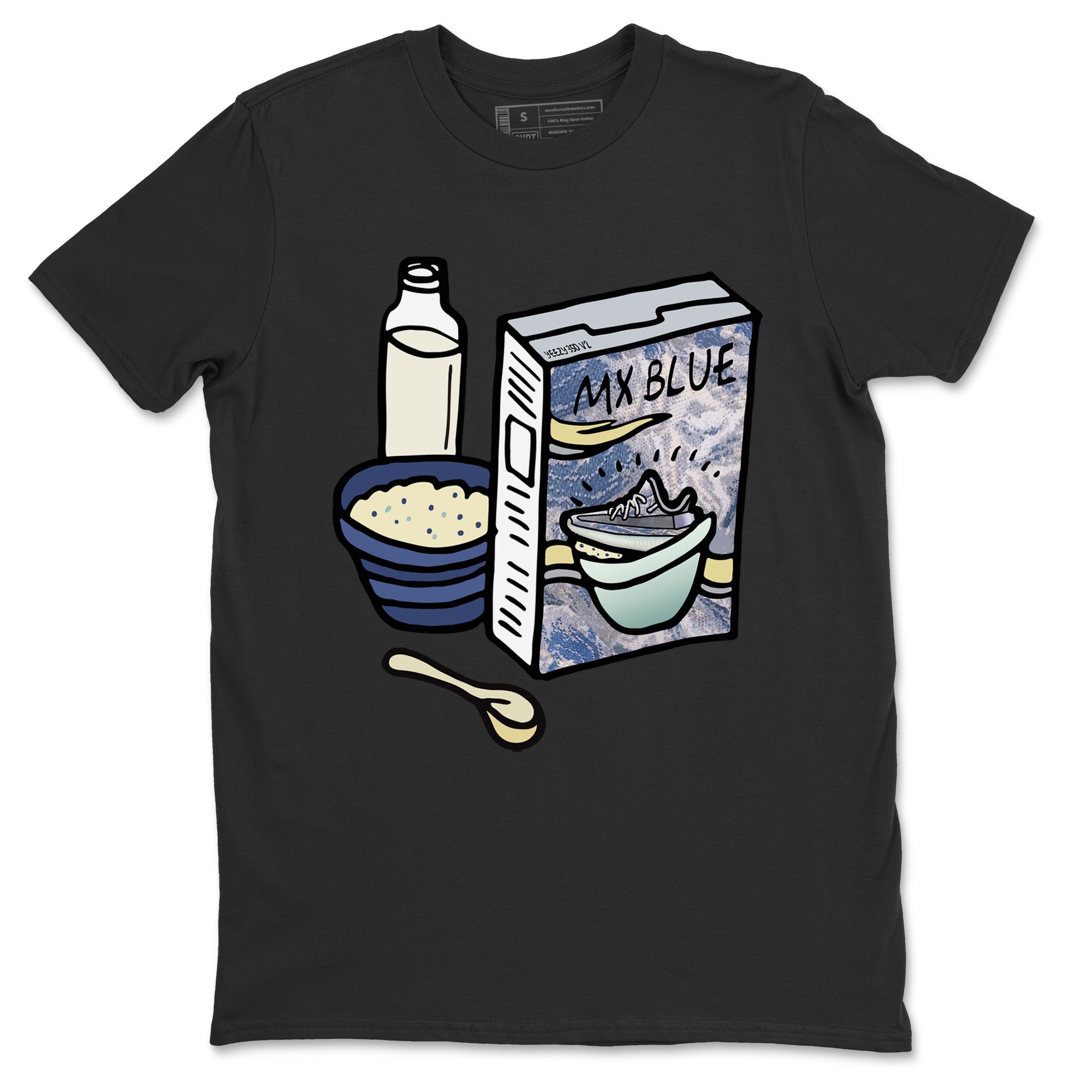 Breakfast Cereal Unisex Tops - Yeezy 350 MX Blue