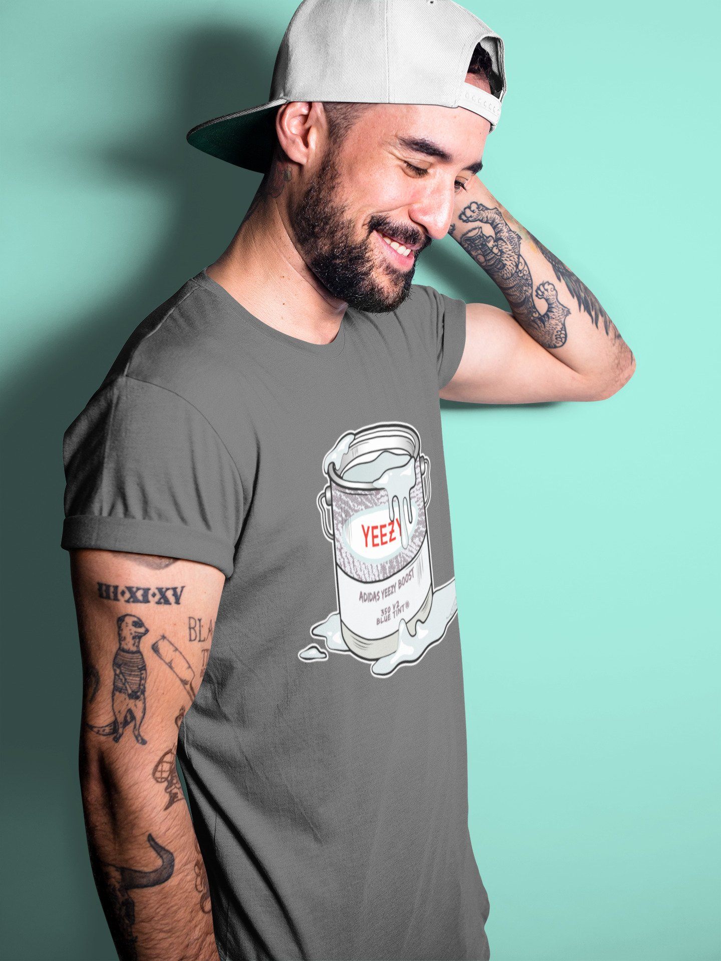 Bucket Unisex Tops - Yeezy 350 Blue Tint