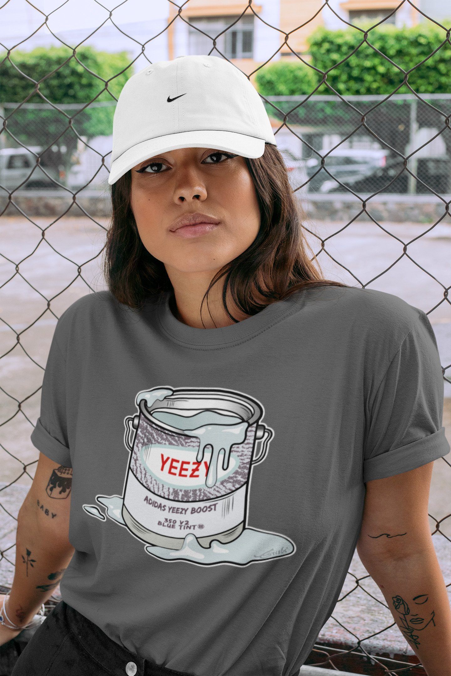 Bucket Unisex Tops - Yeezy 350 Blue Tint