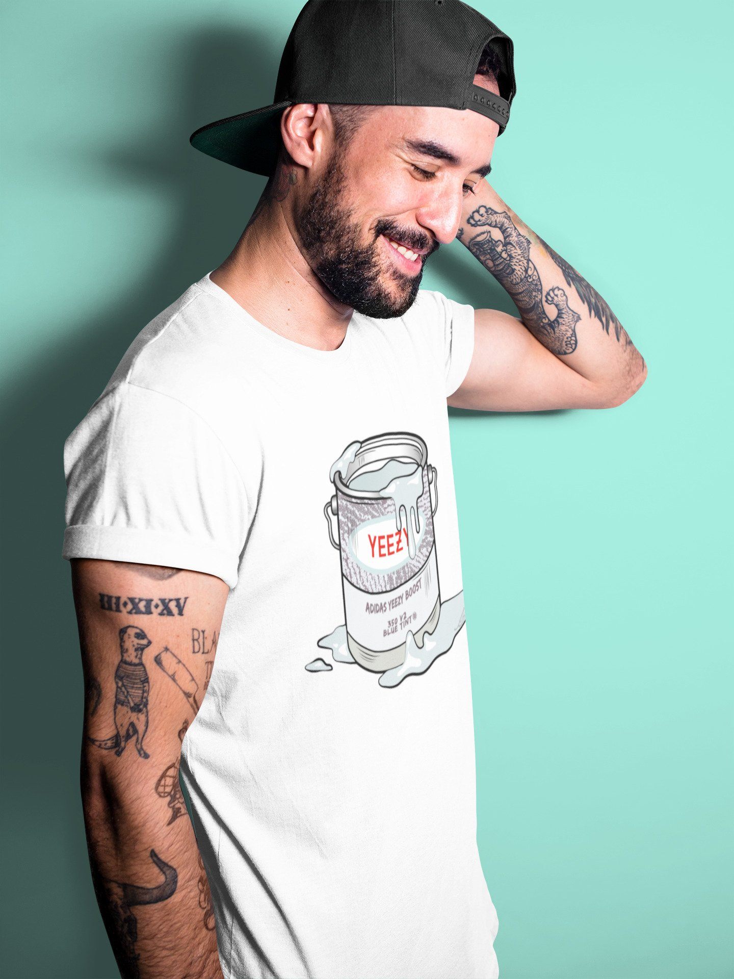 Bucket Unisex Tops - Yeezy 350 Blue Tint