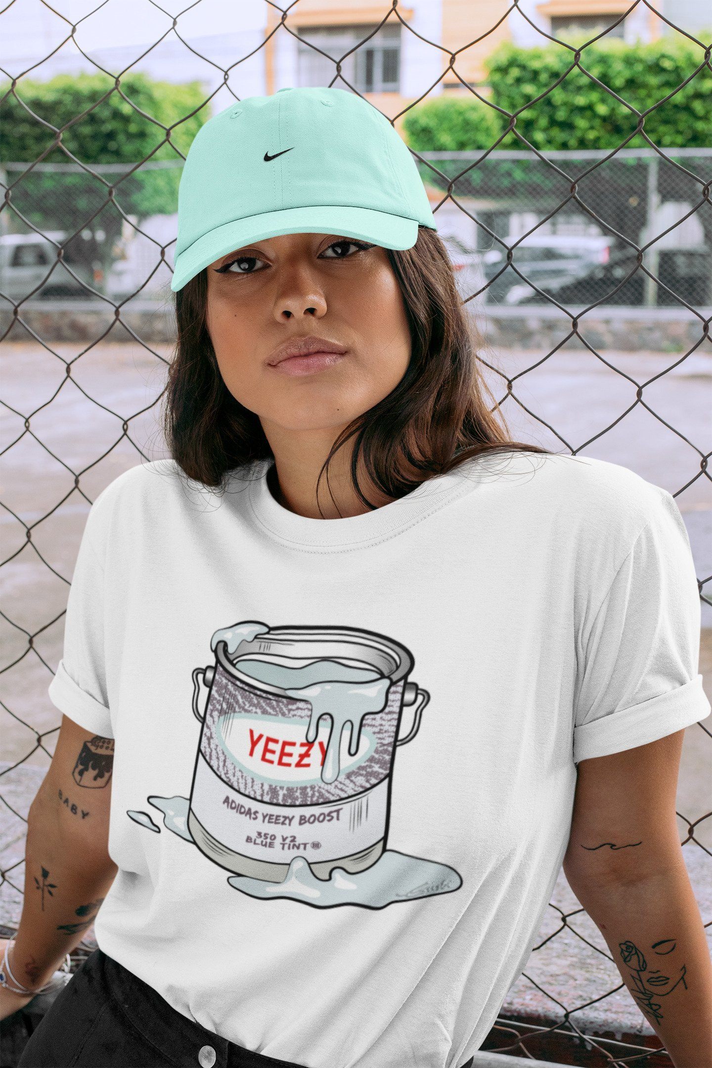 Bucket Unisex Tops - Yeezy 350 Blue Tint