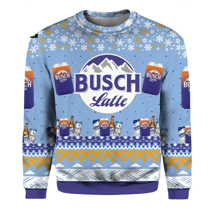 Busch Latte Ugly Christmas Sweater 2022 ? Usalast