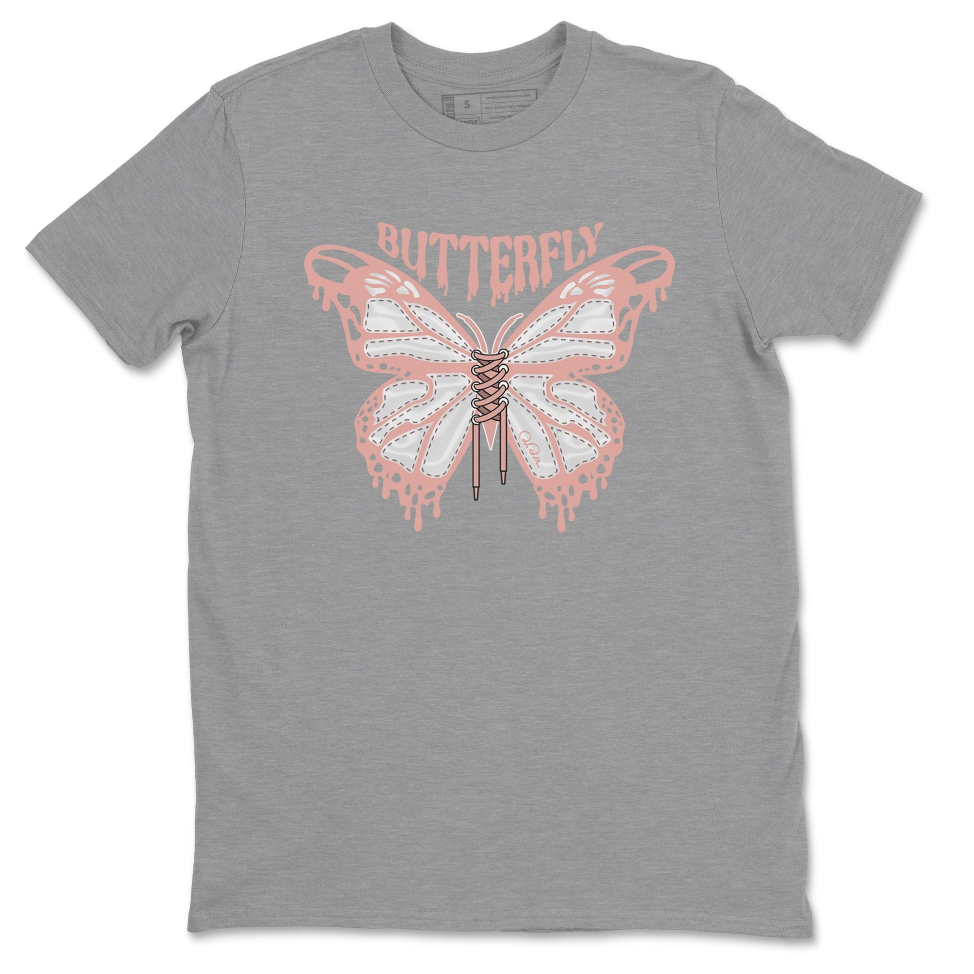 Butterfly Sneaker Tee - Dunk Rose Whisper