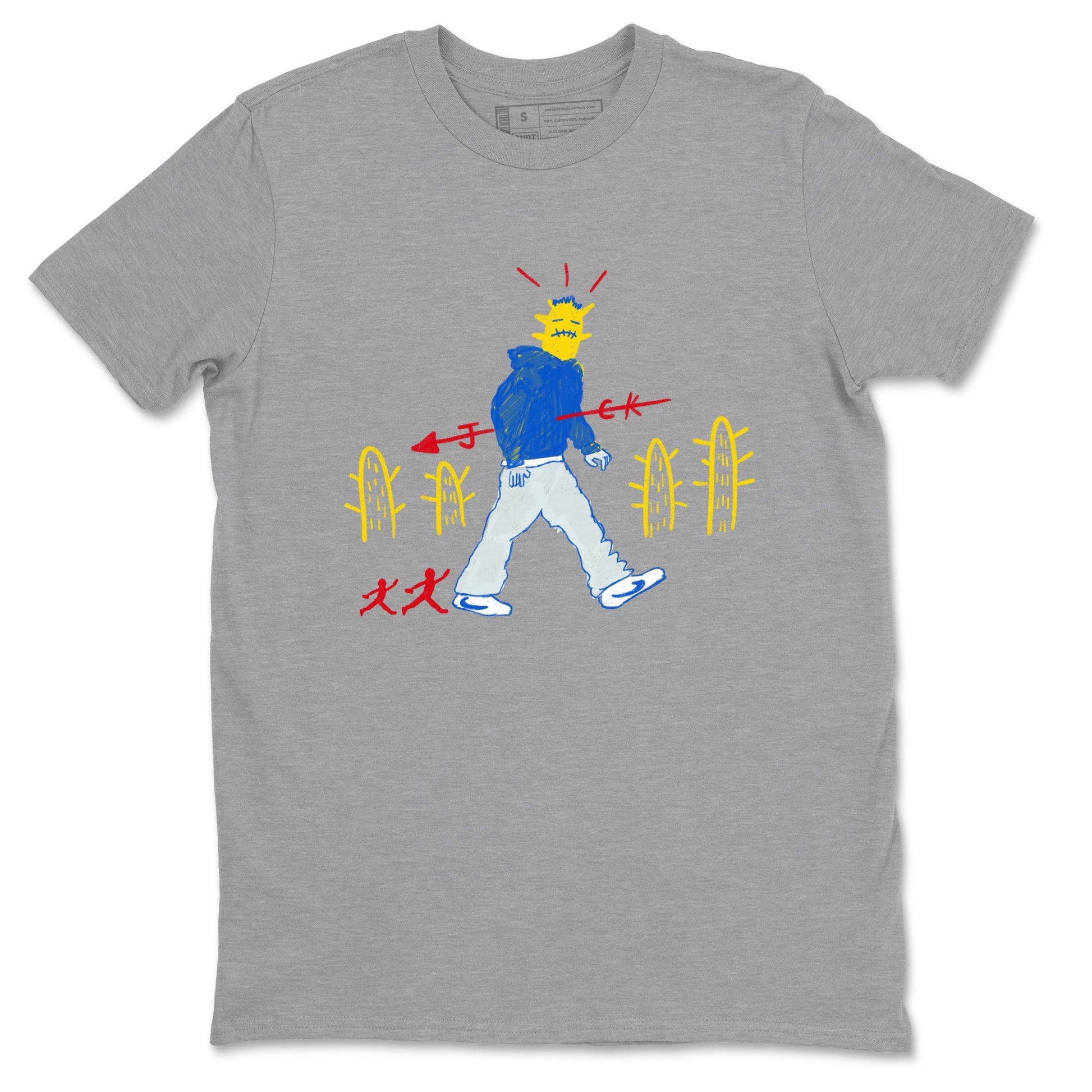 Cactus Man Sneaker Tees - Air Jordan 1 Travis Scott Canary