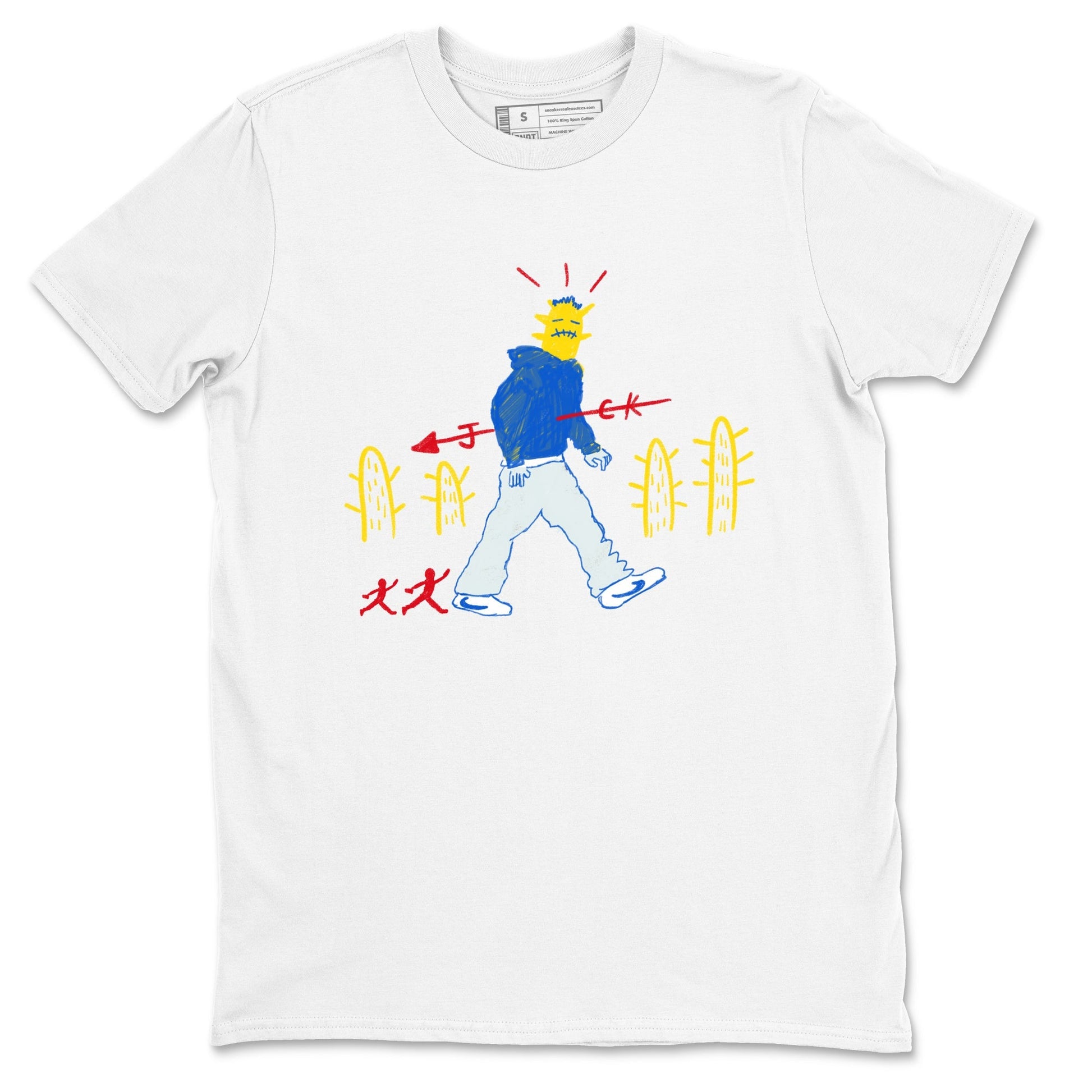 Cactus Man Sneaker Tees - Air Jordan 1 Travis Scott Canary