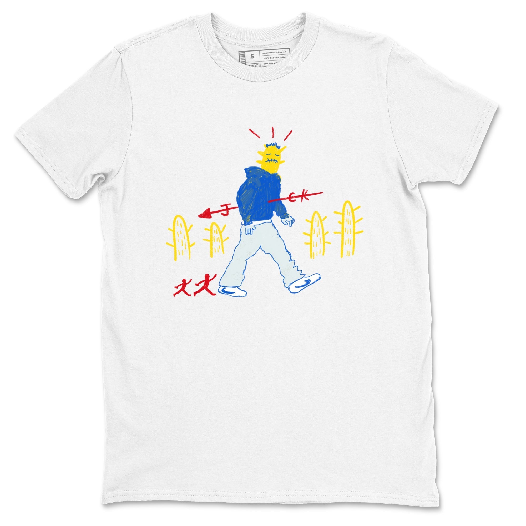 Cactus Man Sneaker Tees - Air Jordan 1 Travis Scott Canary