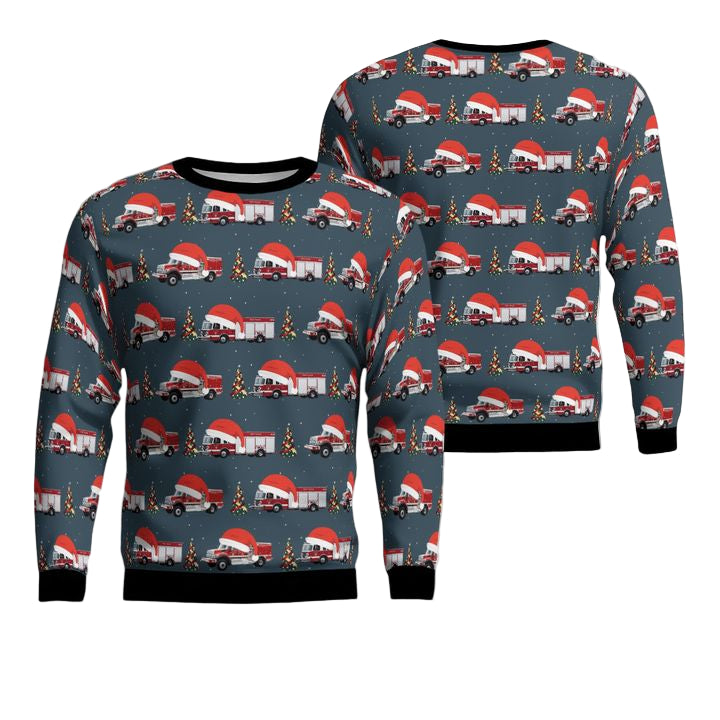 California SANTA ROSA FIRE DEPARTMENT AOP Sweater ? Usalast