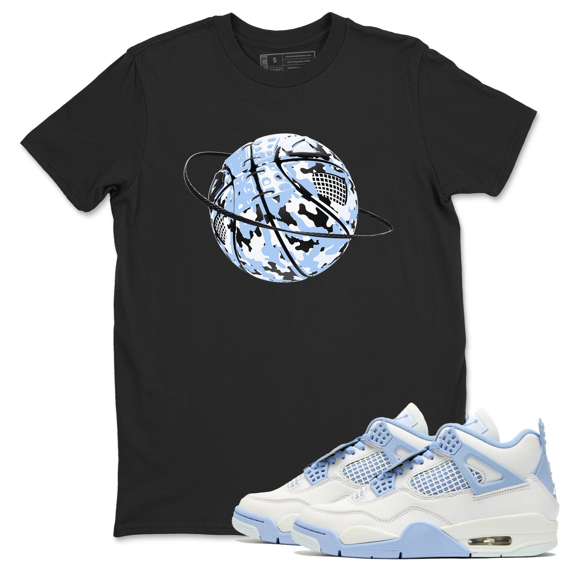 Camo Basketball Planet Sneaker Tees - Air Jordan 4 
