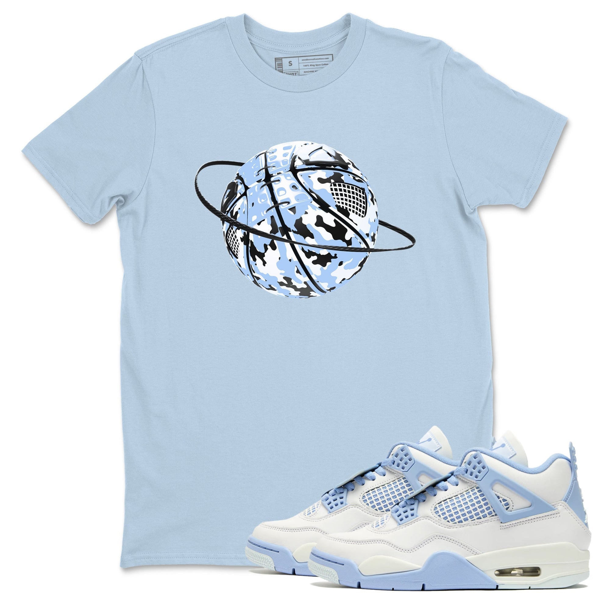Camo Basketball Planet Sneaker Tees - Air Jordan 4 