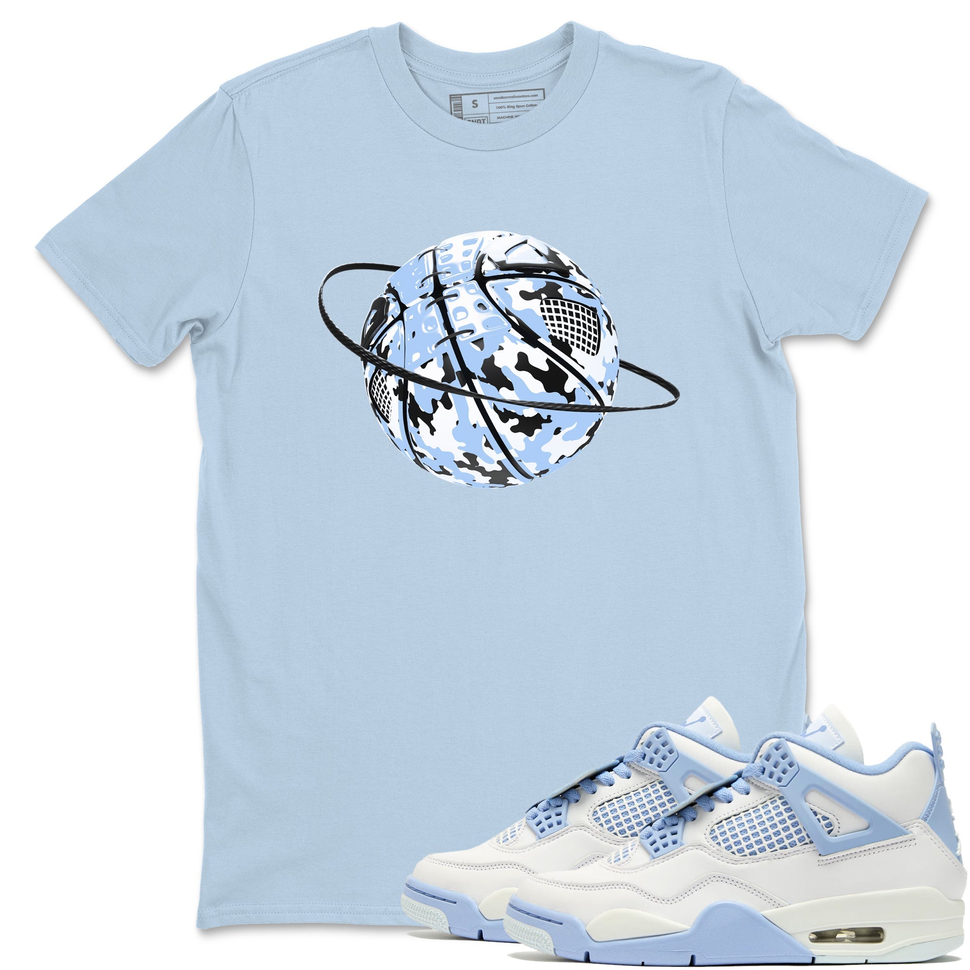 Camo Basketball Planet Sneaker Tees - Air Jordan 4 