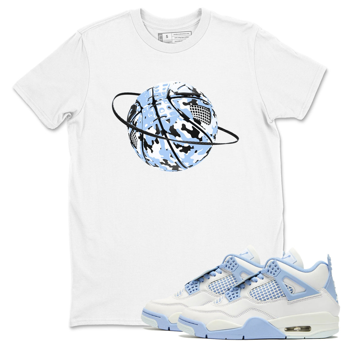 Camo Basketball Planet Sneaker Tees - Air Jordan 4 