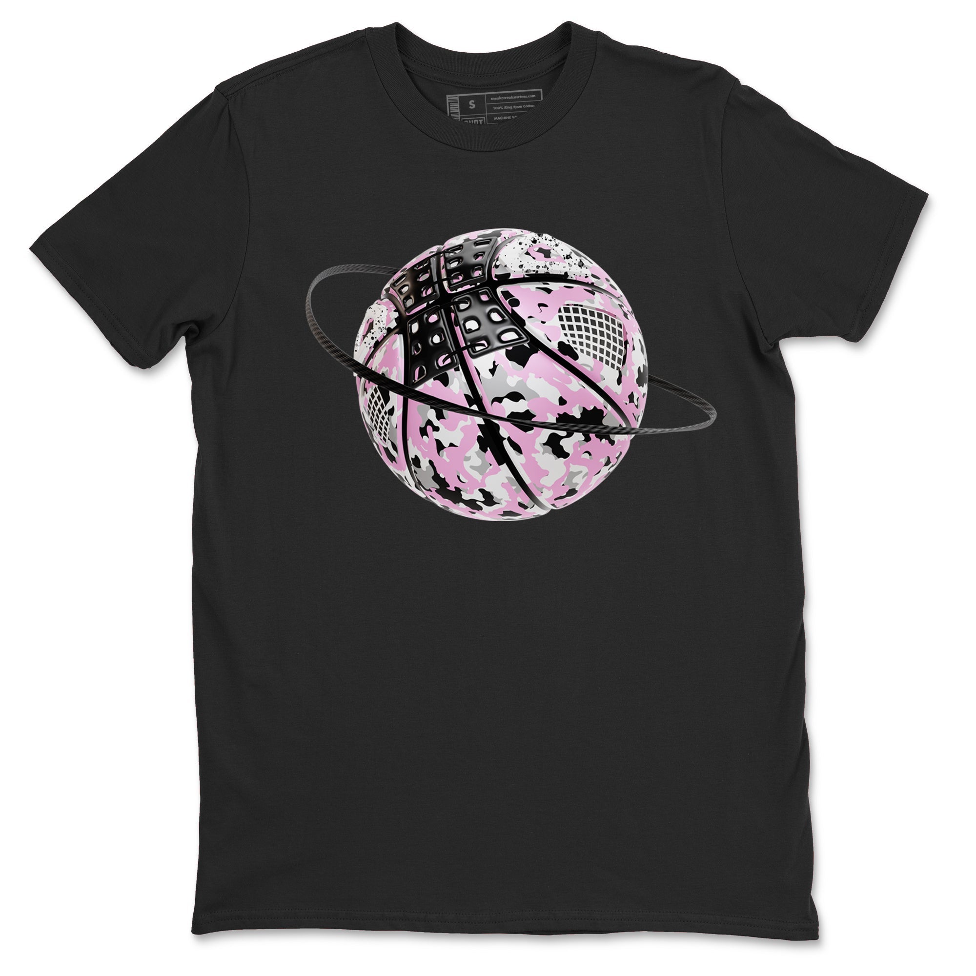 Camo Basketball Planet Sneaker Tees - Air Jordan 4 Orchid