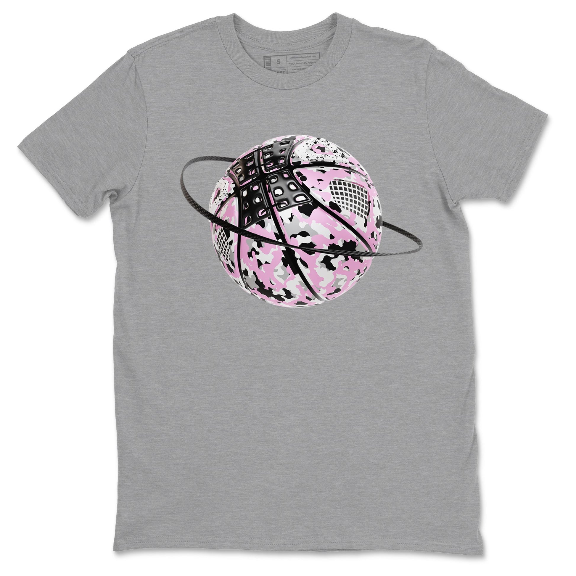 Camo Basketball Planet Sneaker Tees - Air Jordan 4 Orchid