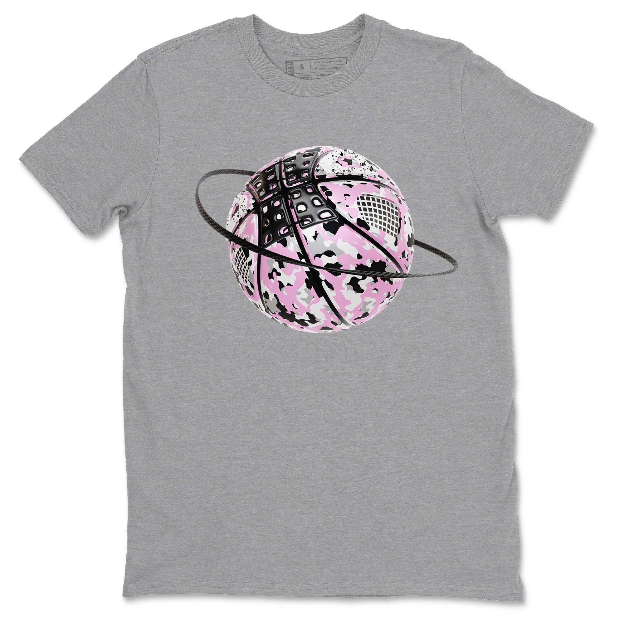 Camo Basketball Planet Sneaker Tees - Air Jordan 4 Orchid