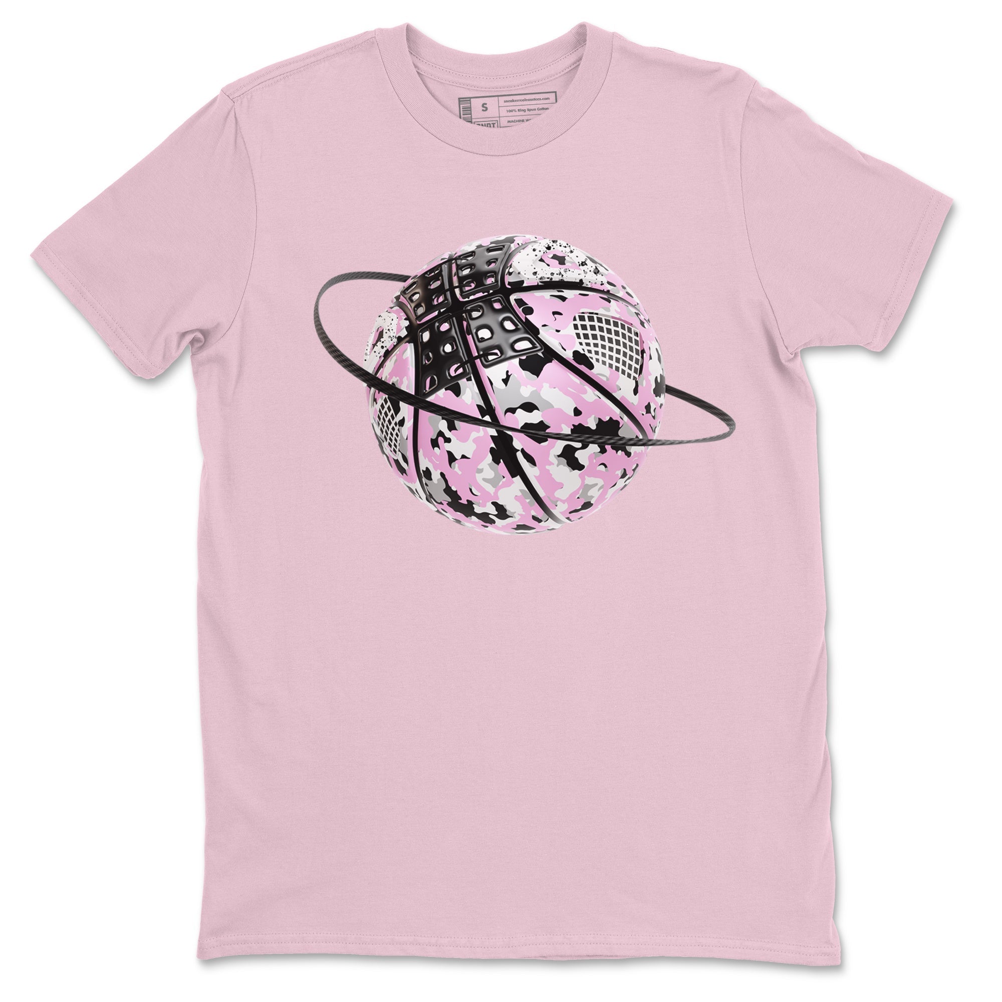 Camo Basketball Planet Sneaker Tees - Air Jordan 4 Orchid