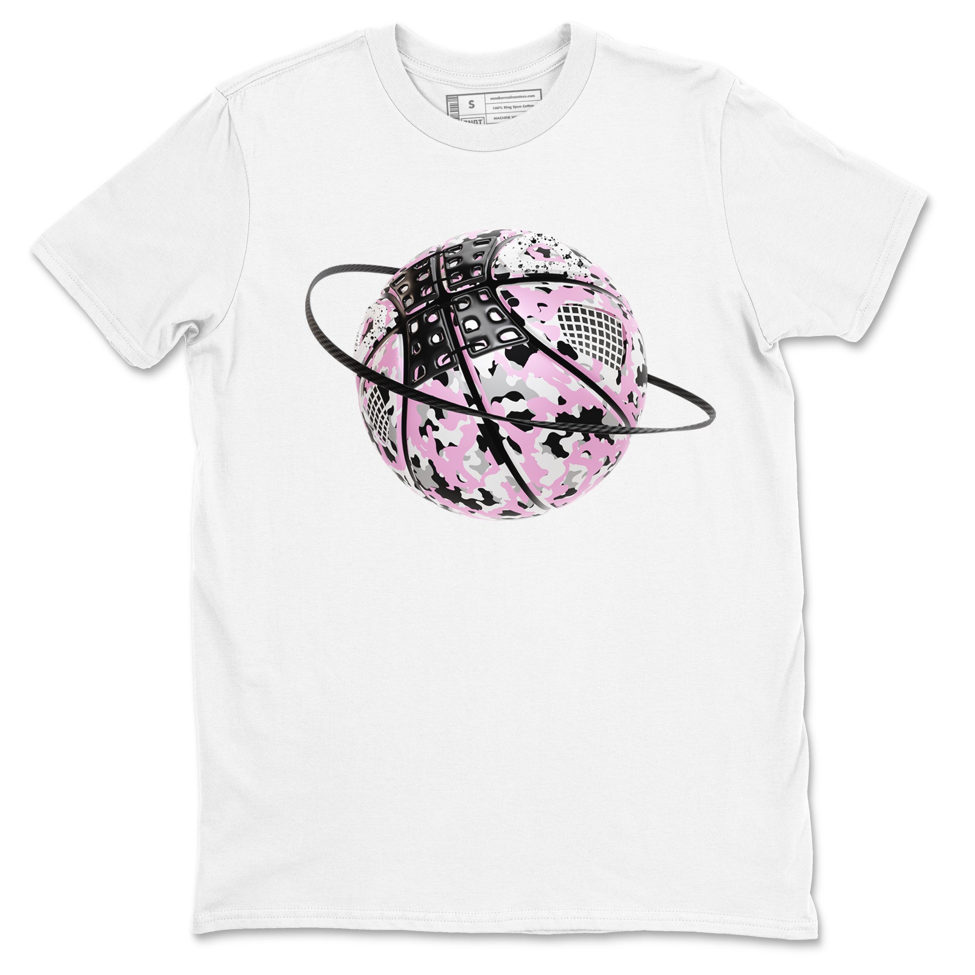 Camo Basketball Planet Sneaker Tees - Air Jordan 4 Orchid