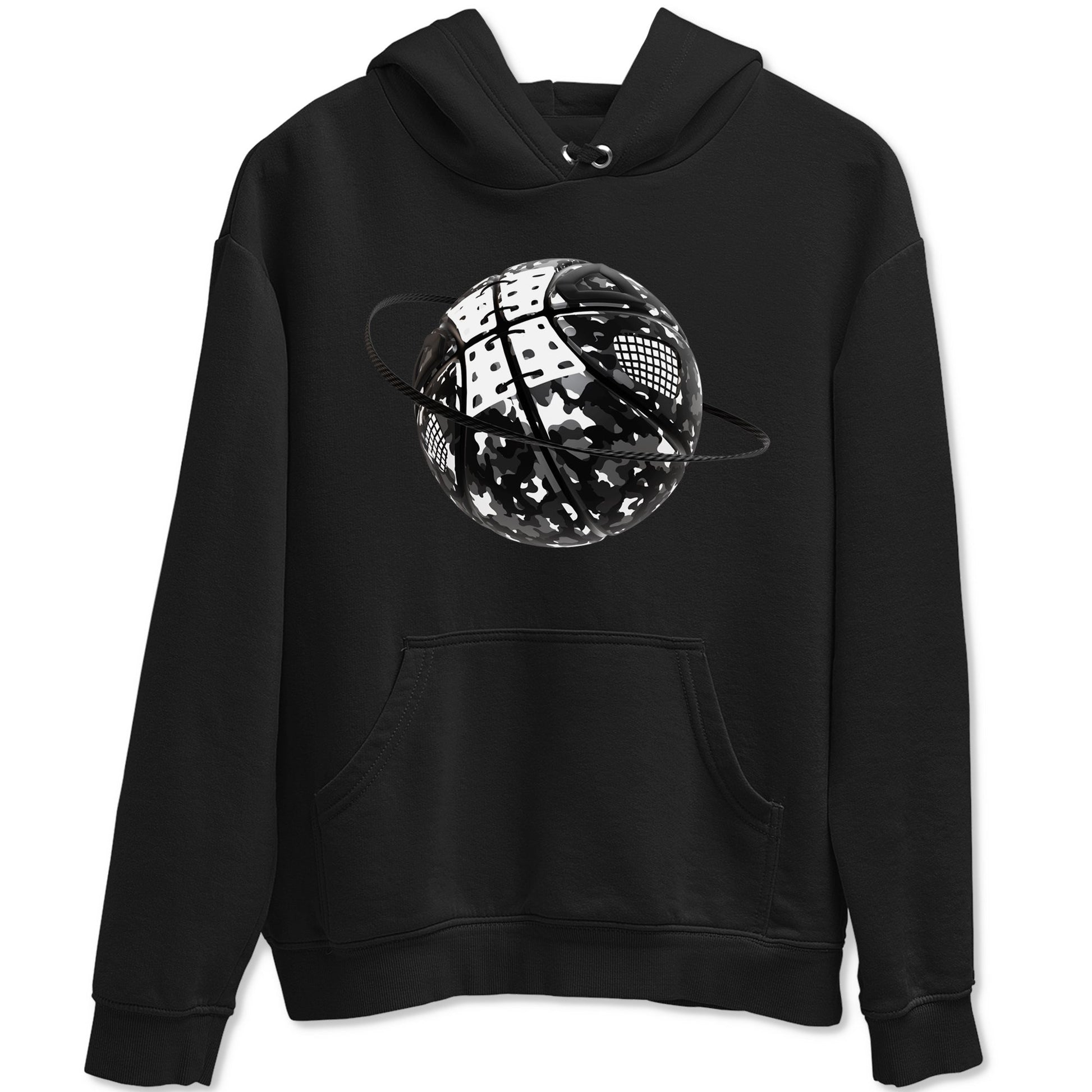 Camo Basketball Planet Sneaker Tees - Air Jordan 4 White Thunder