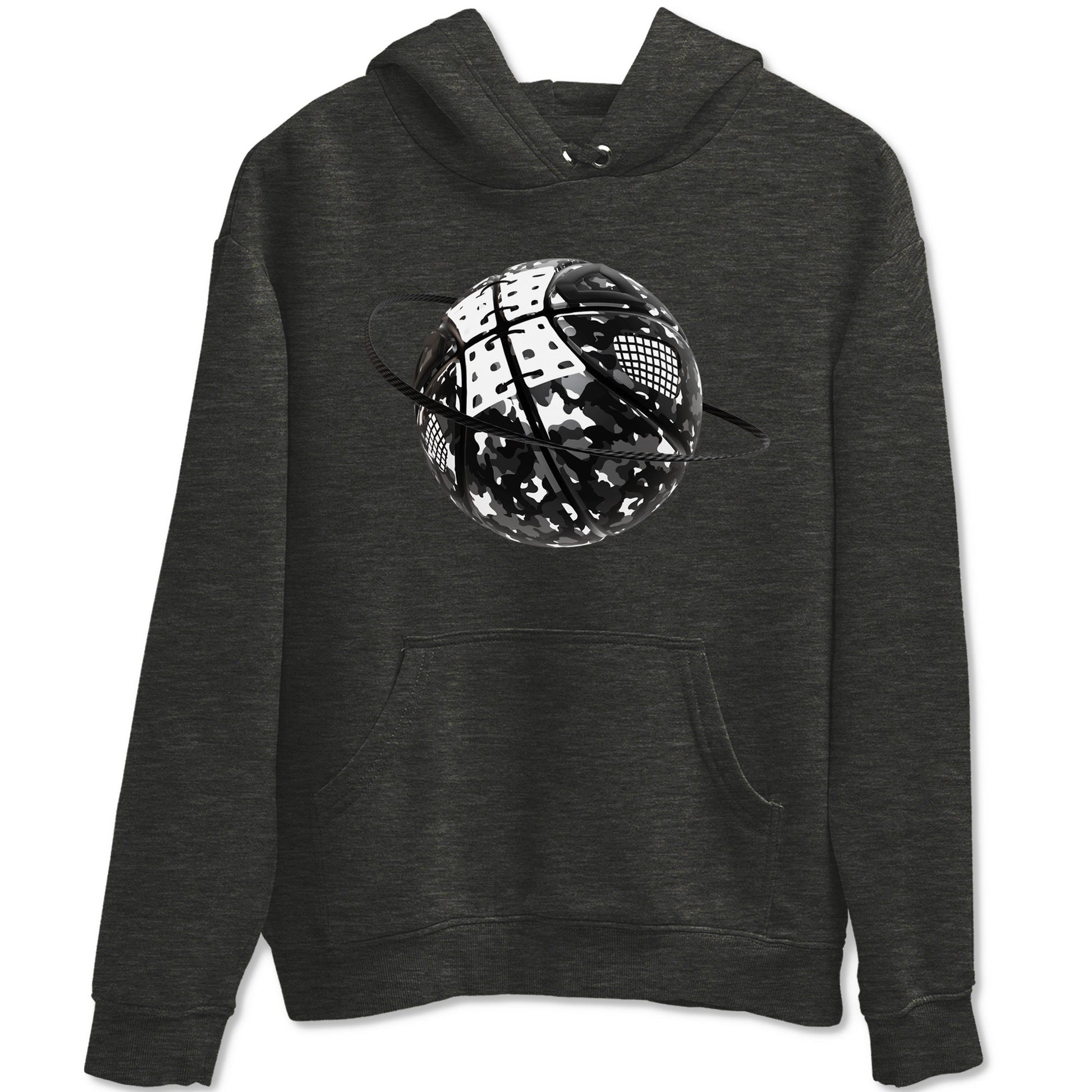 Camo Basketball Planet Sneaker Tees - Air Jordan 4 White Thunder