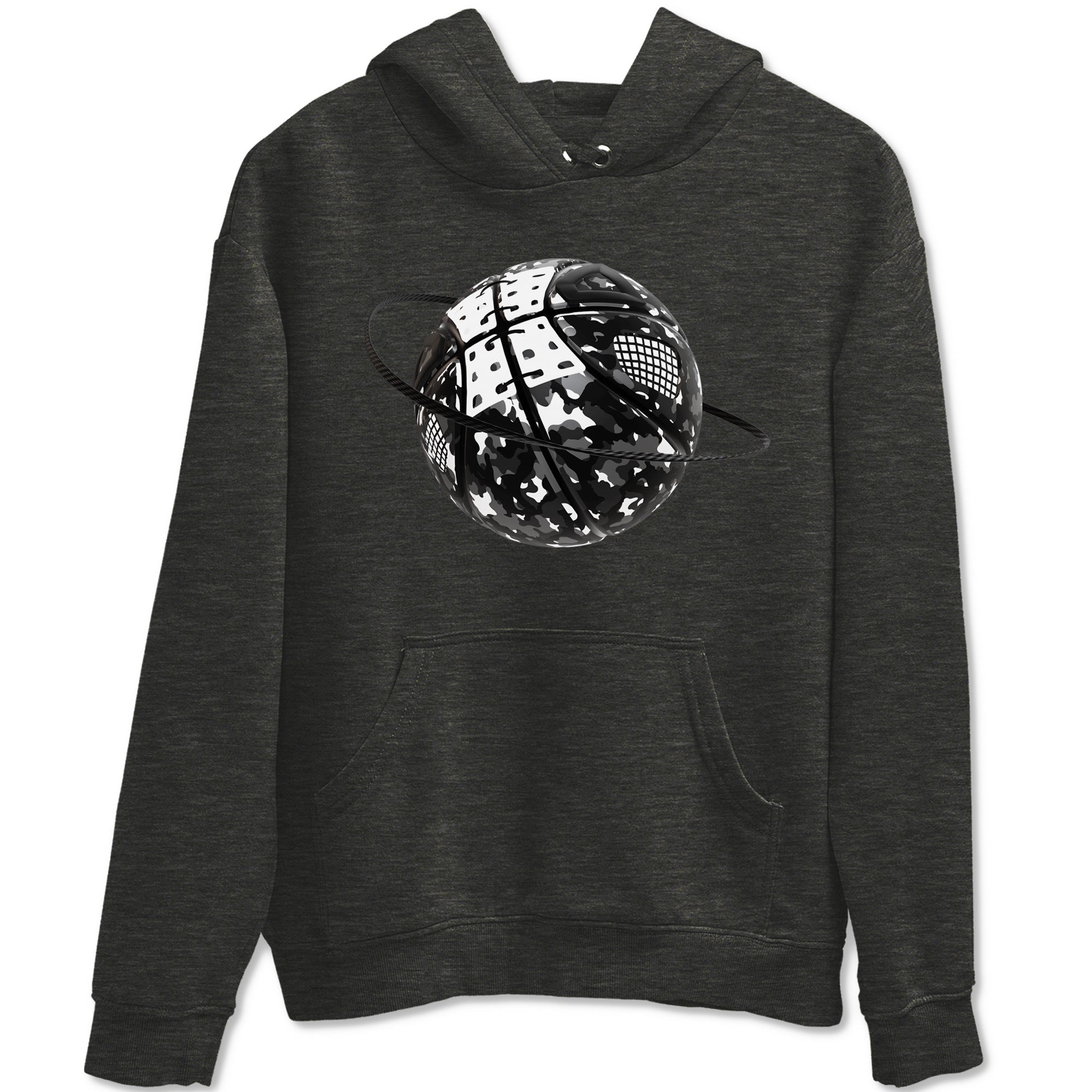 Camo Basketball Planet Sneaker Tees - Air Jordan 4 White Thunder
