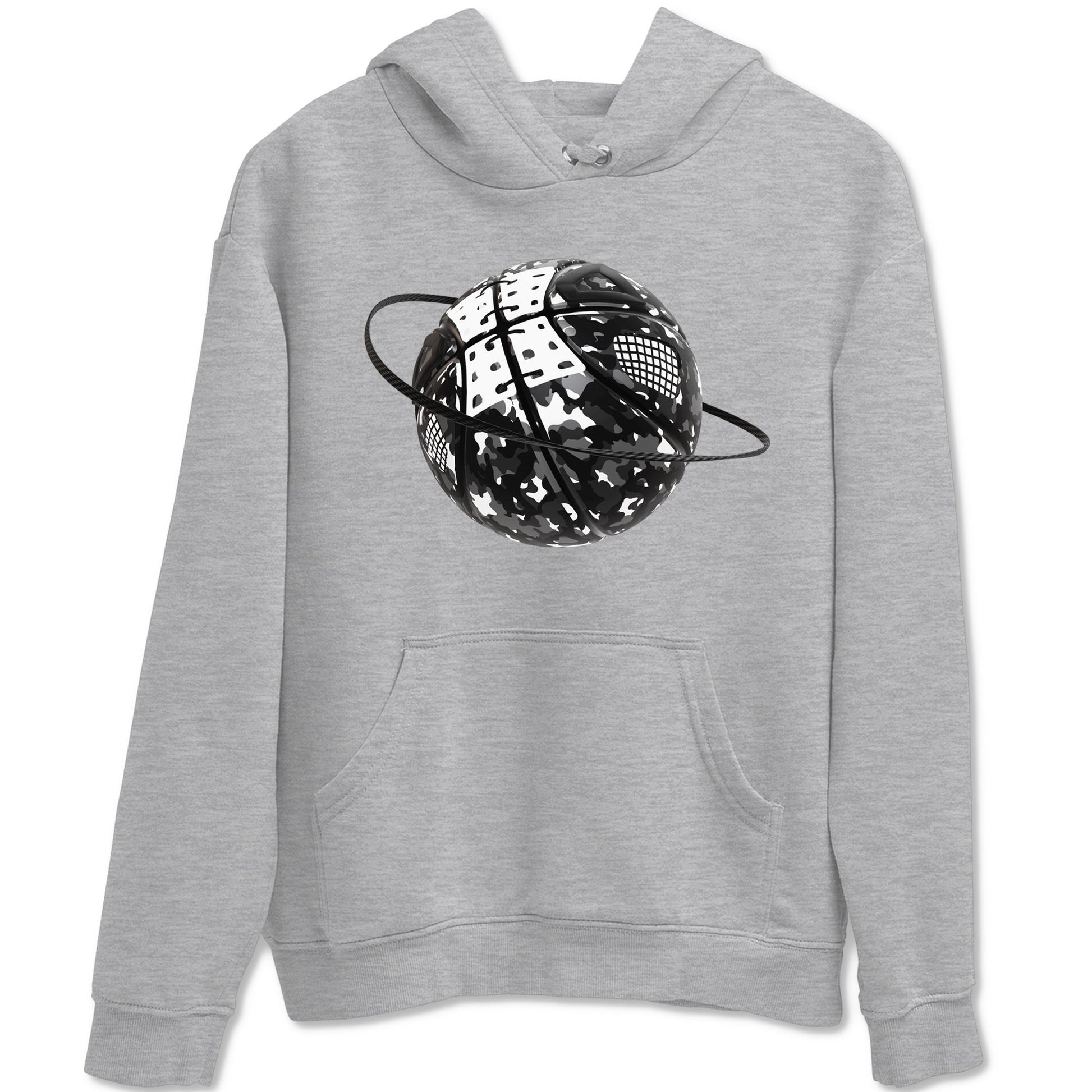 Camo Basketball Planet Sneaker Tees - Air Jordan 4 White Thunder