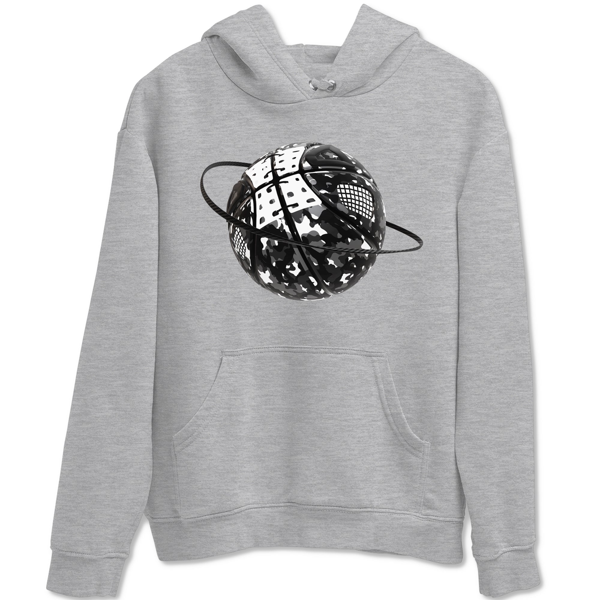Camo Basketball Planet Sneaker Tees - Air Jordan 4 White Thunder