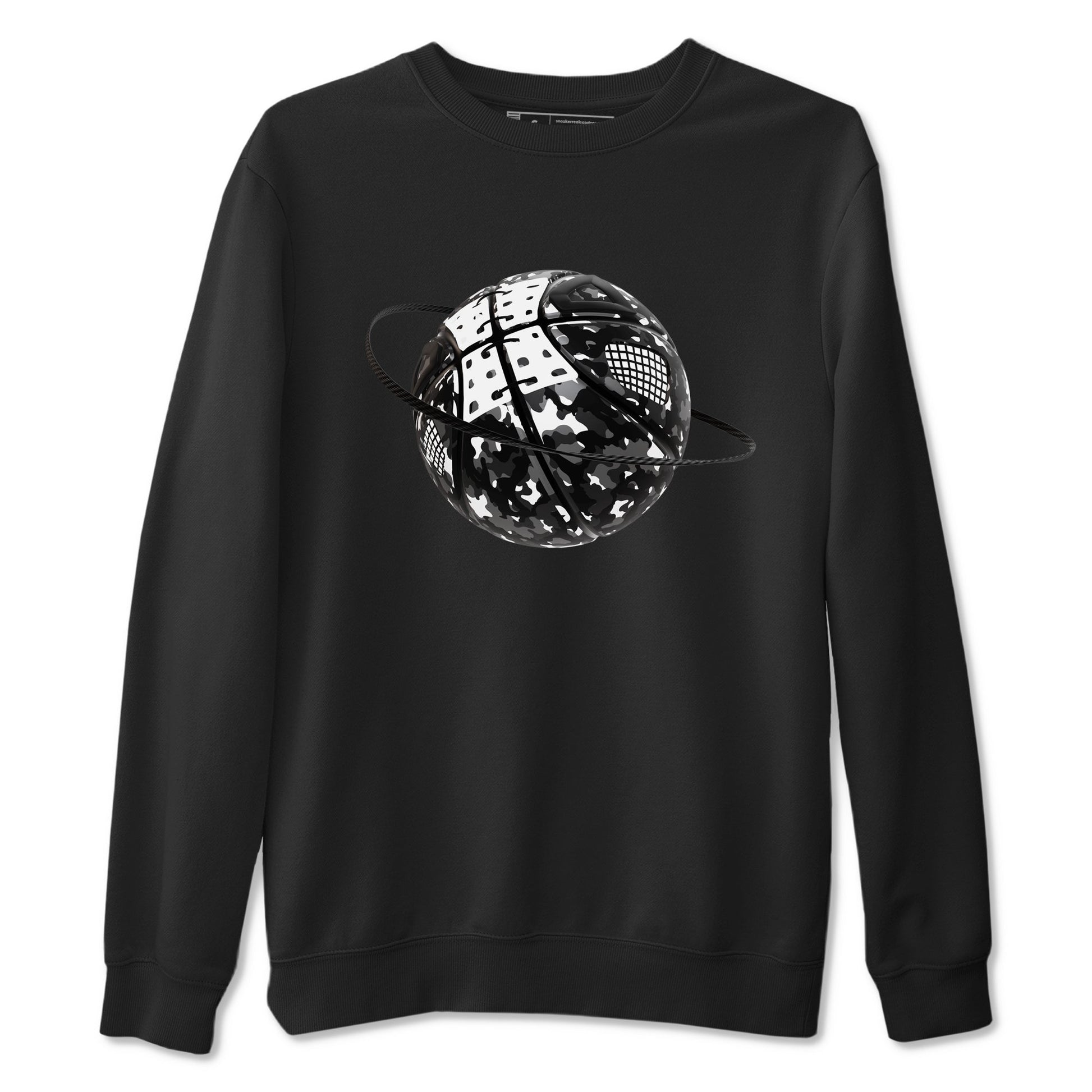 Camo Basketball Planet Sneaker Tees - Air Jordan 4 White Thunder