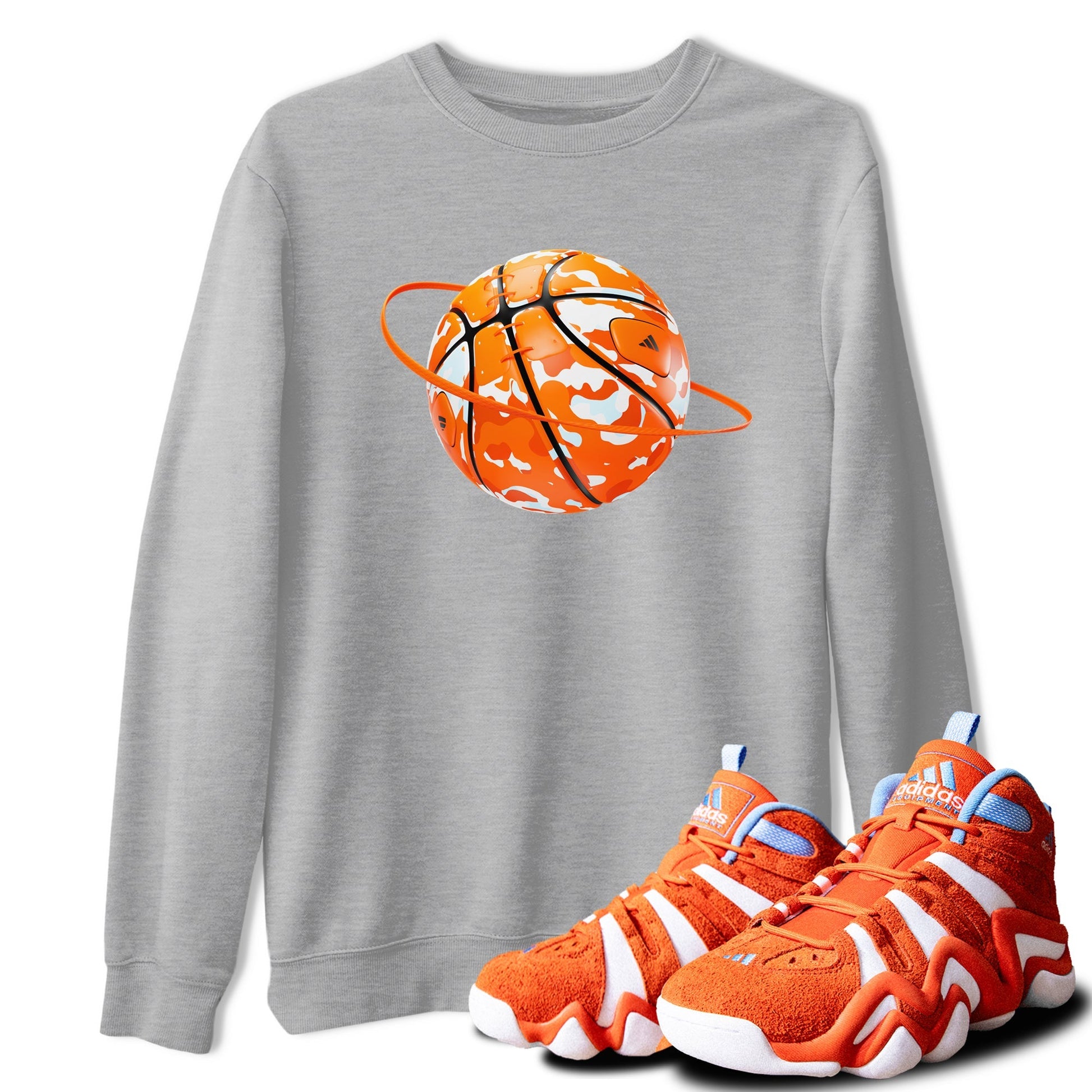 Camo Basketball Planet Sneaker Tee - Crazy 8 Team Orange