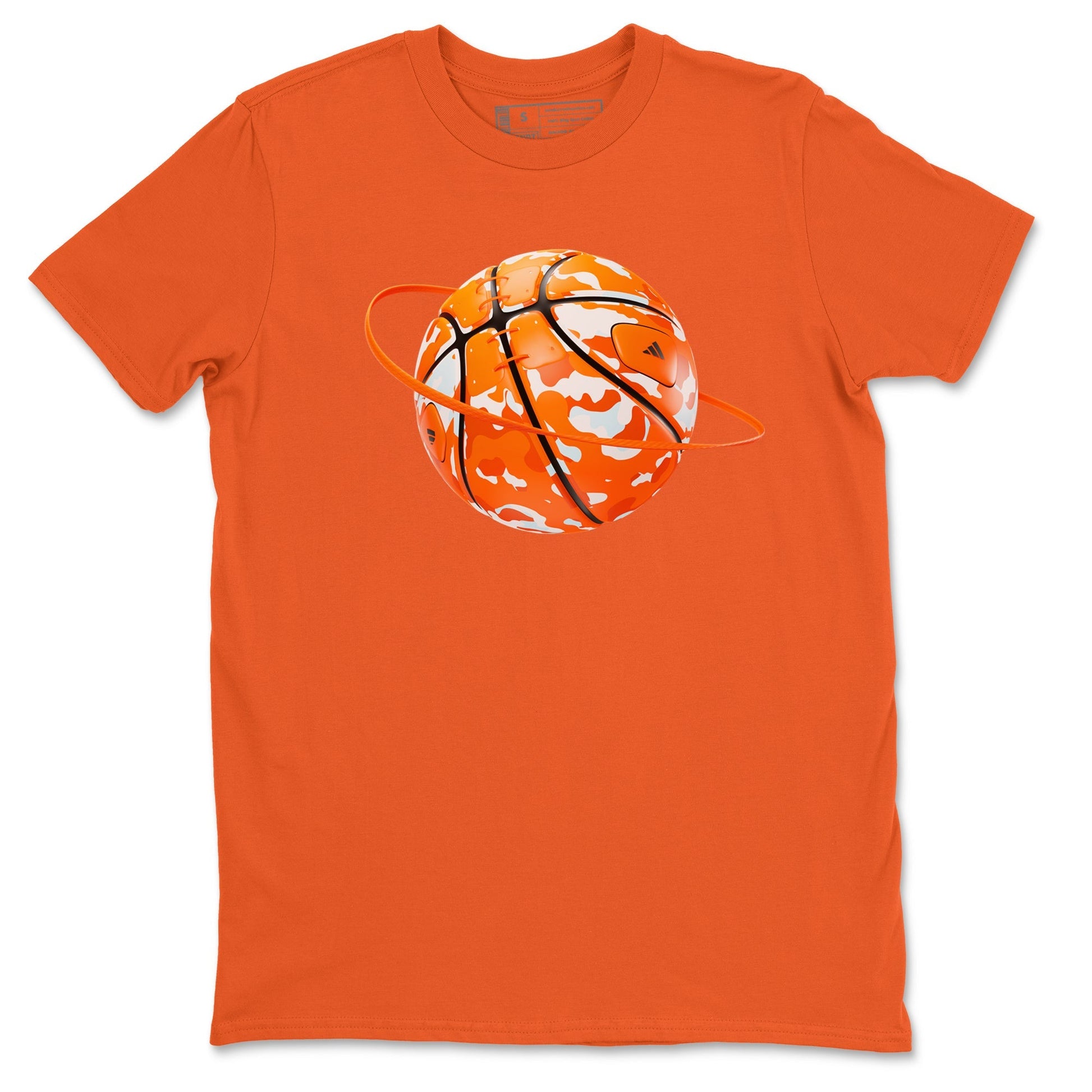 Camo Basketball Planet Sneaker Tee - Crazy 8 Team Orange