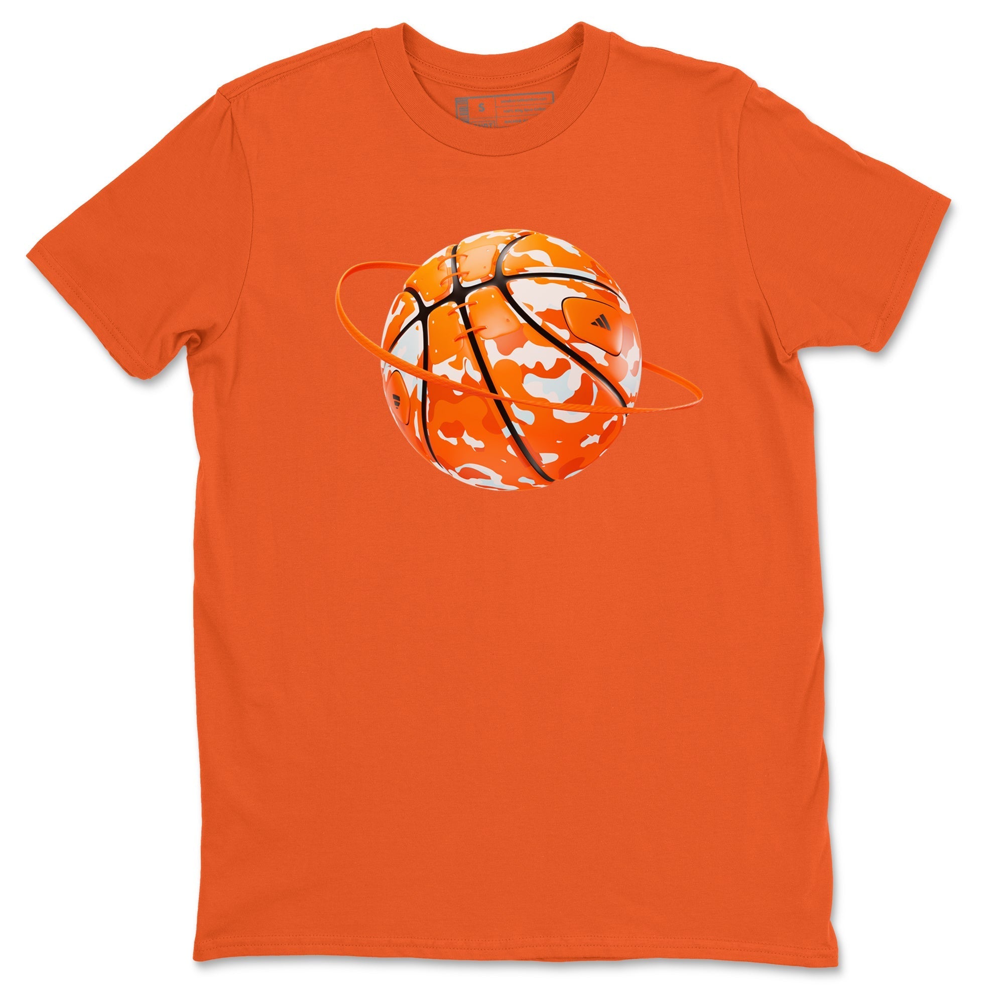 Camo Basketball Planet Sneaker Tee - Crazy 8 Team Orange