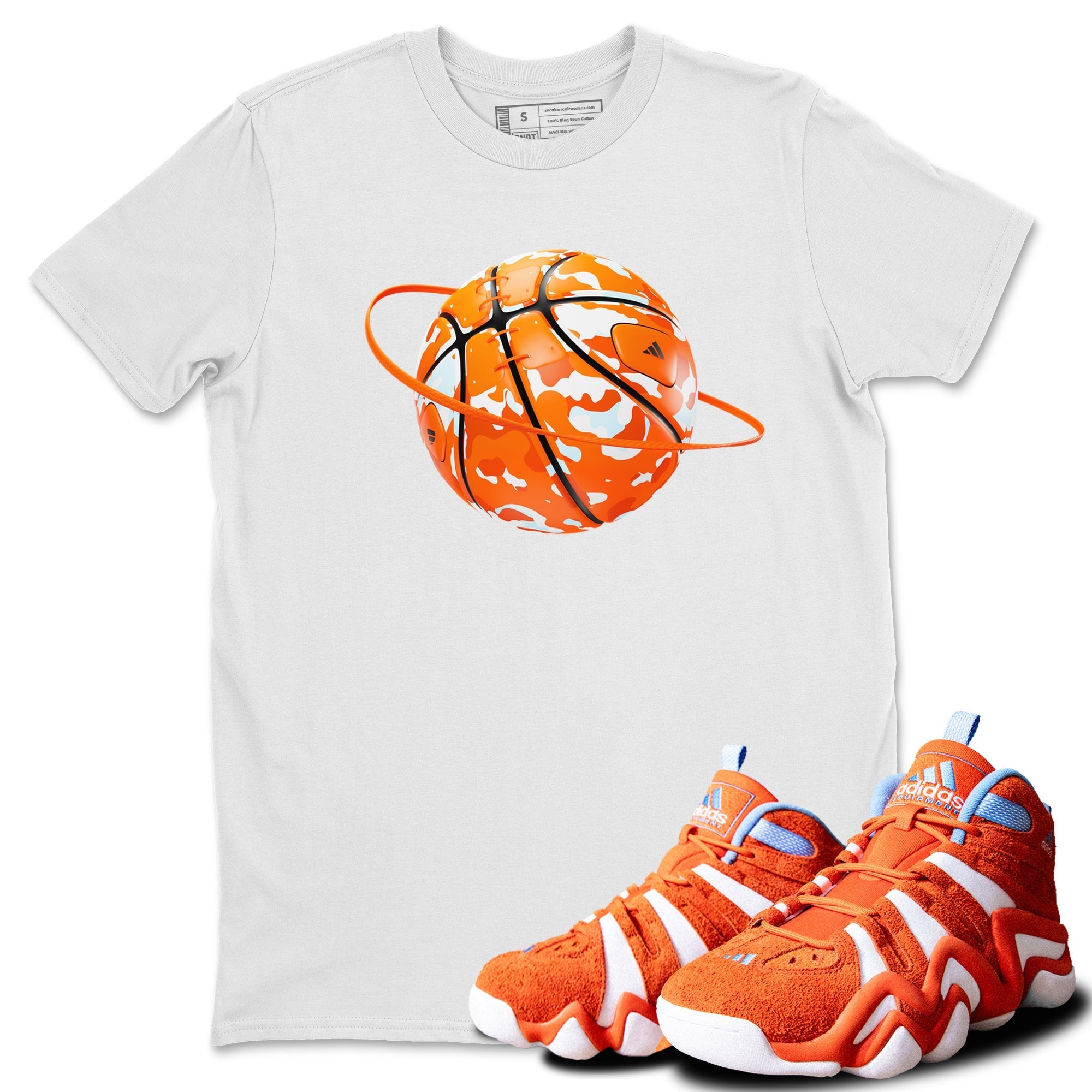 Camo Basketball Planet Sneaker Tee - Crazy 8 Team Orange