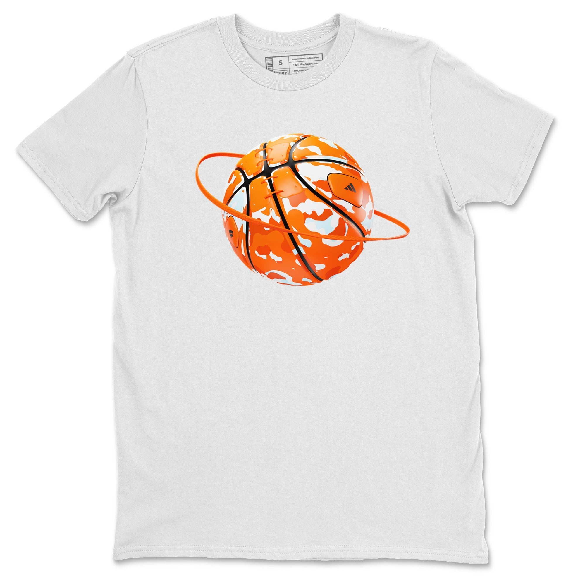 Camo Basketball Planet Sneaker Tee - Crazy 8 Team Orange
