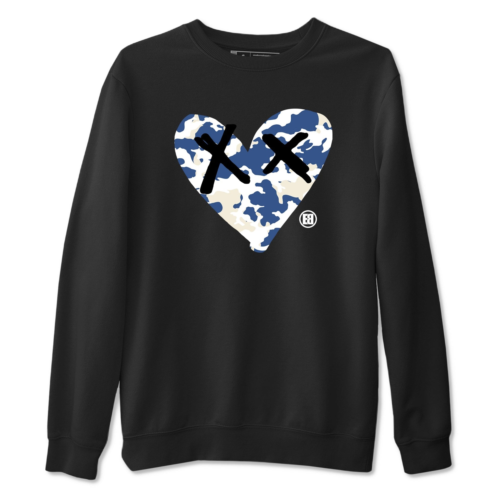 Camo Heart Sneaker Tees - Air Jordan 3 A Ma Maniere x Diffused Blue