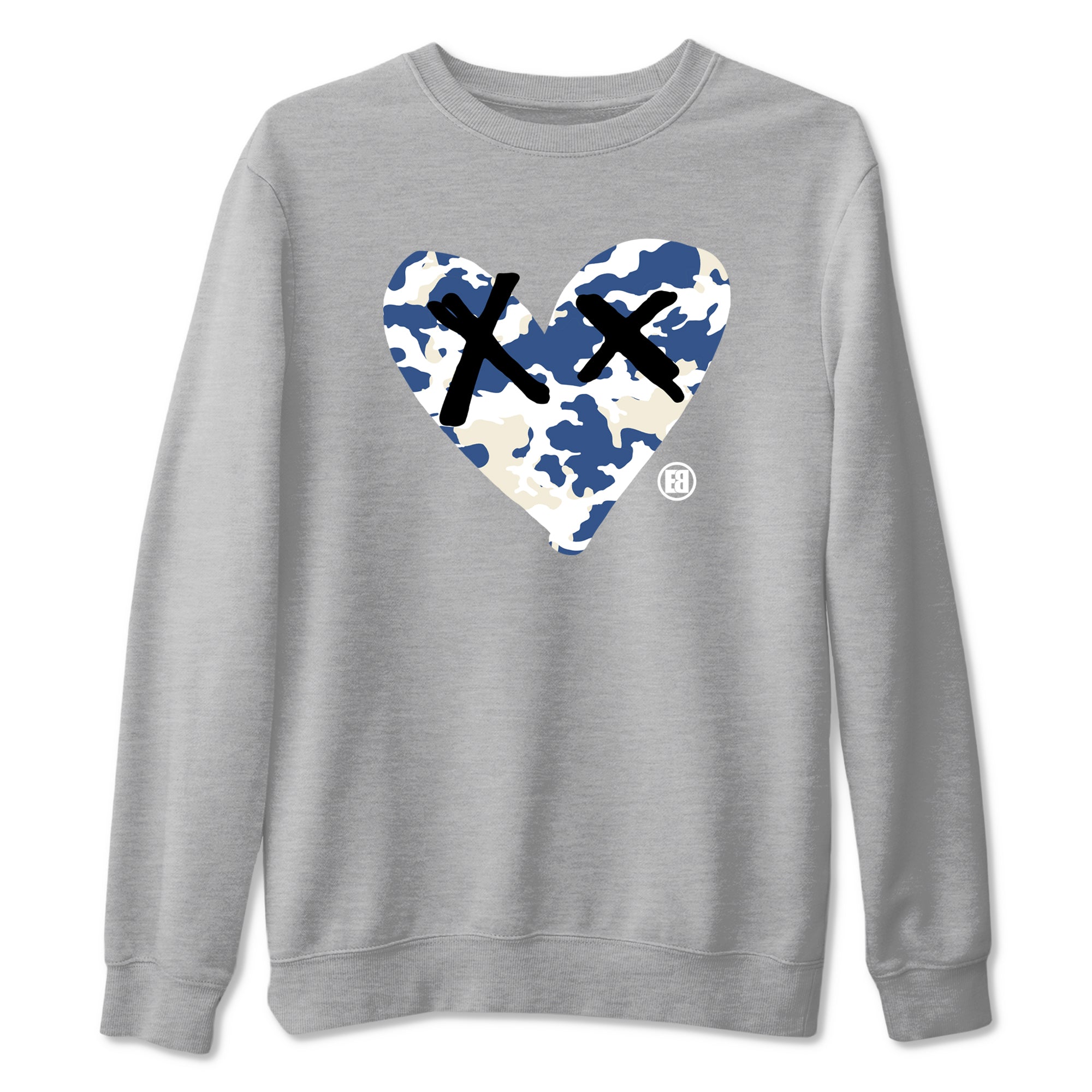 Camo Heart Sneaker Tees - Air Jordan 3 A Ma Maniere x Diffused Blue