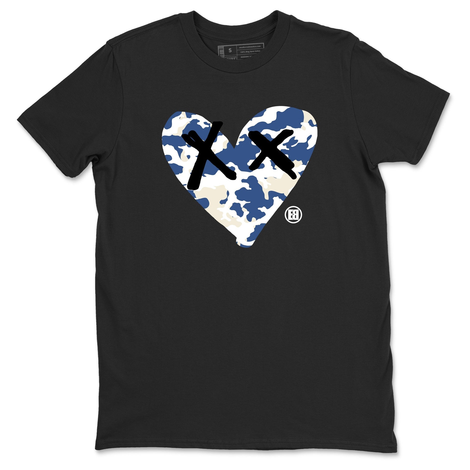 Camo Heart Sneaker Tees - Air Jordan 3 A Ma Maniere x Diffused Blue