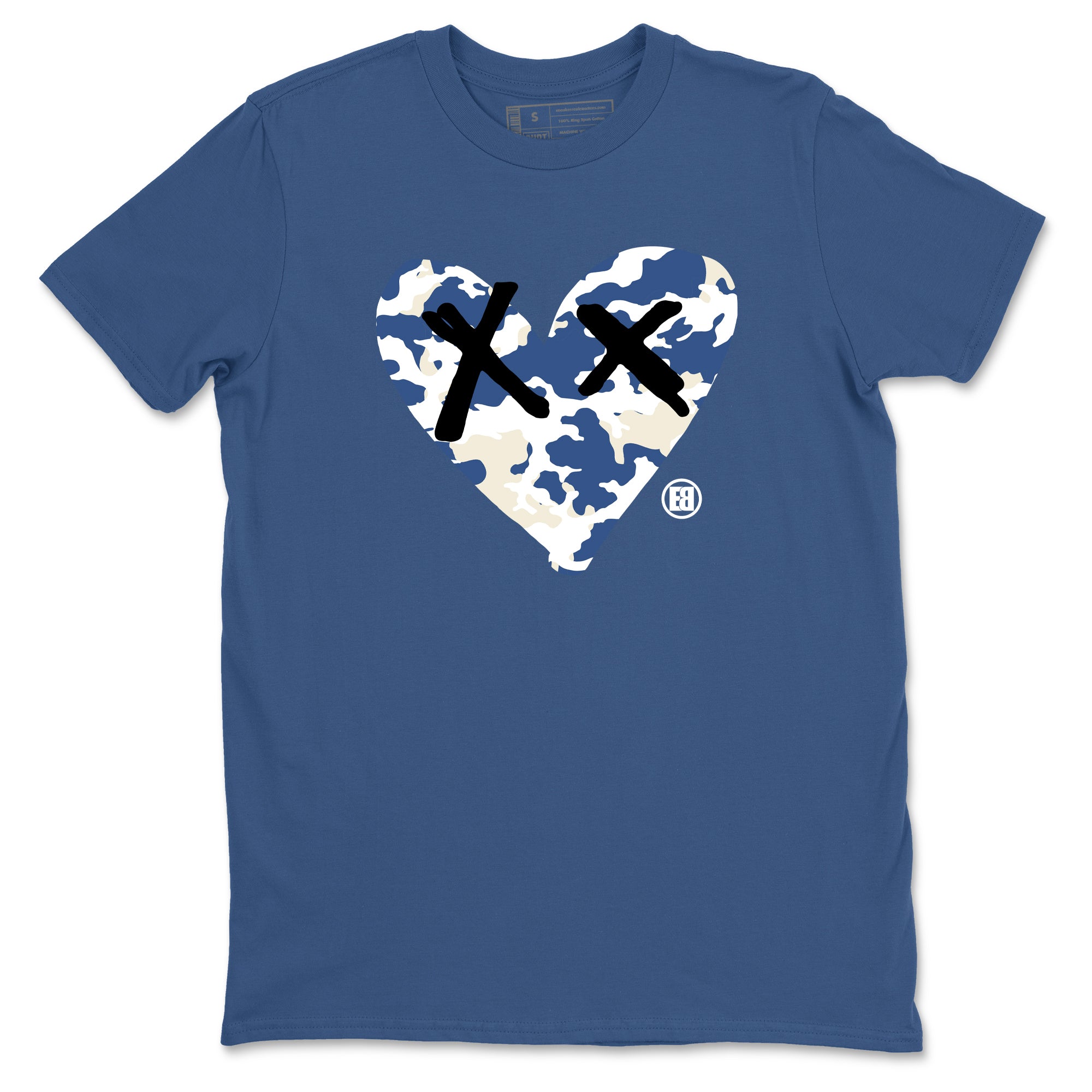 Camo Heart Sneaker Tees - Air Jordan 3 A Ma Maniere x Diffused Blue