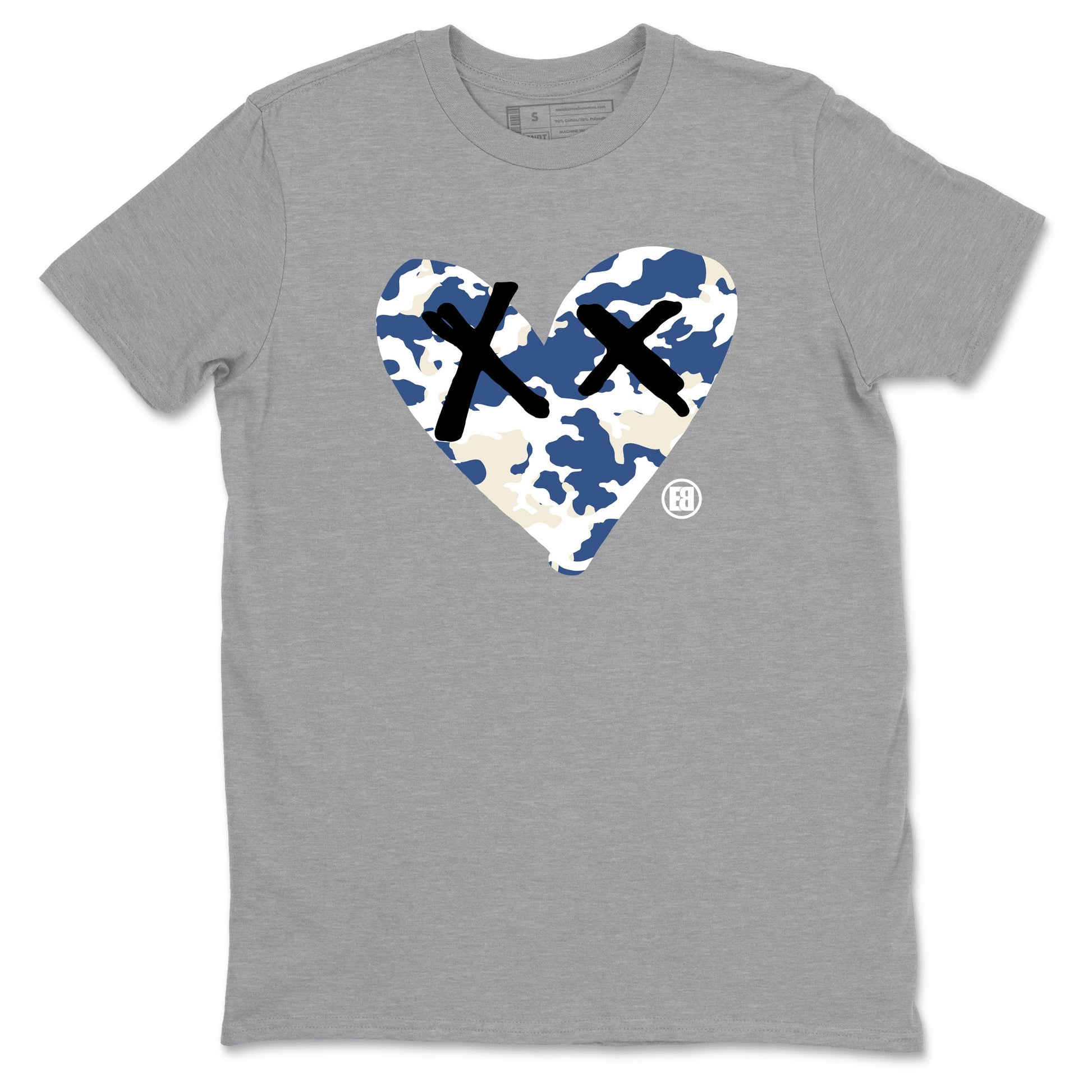 Camo Heart Sneaker Tees - Air Jordan 3 A Ma Maniere x Diffused Blue
