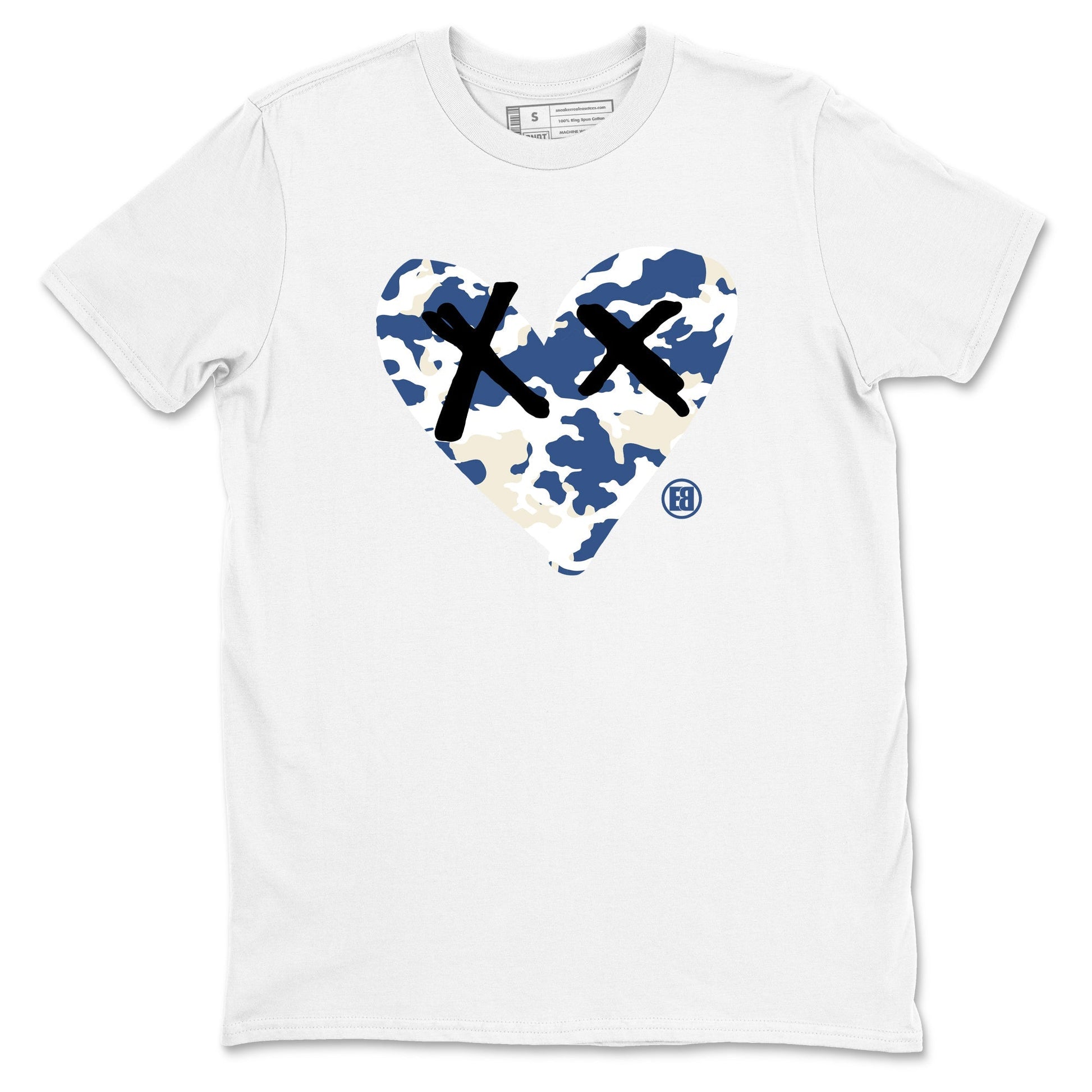 Camo Heart Sneaker Tees - Air Jordan 3 A Ma Maniere x Diffused Blue
