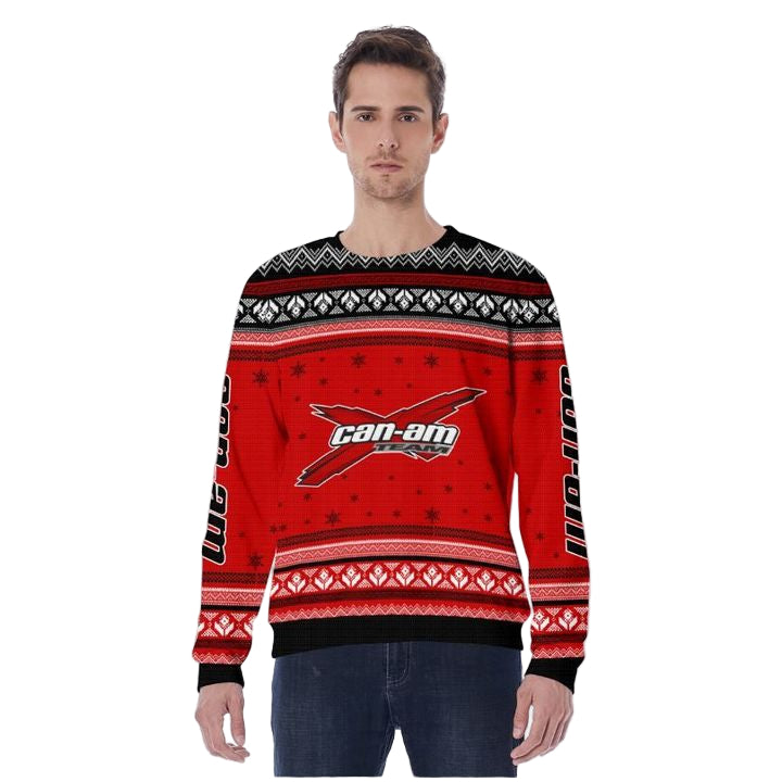 Can-am Team Red 3D Ugly Christmas Sweater ? Usalast